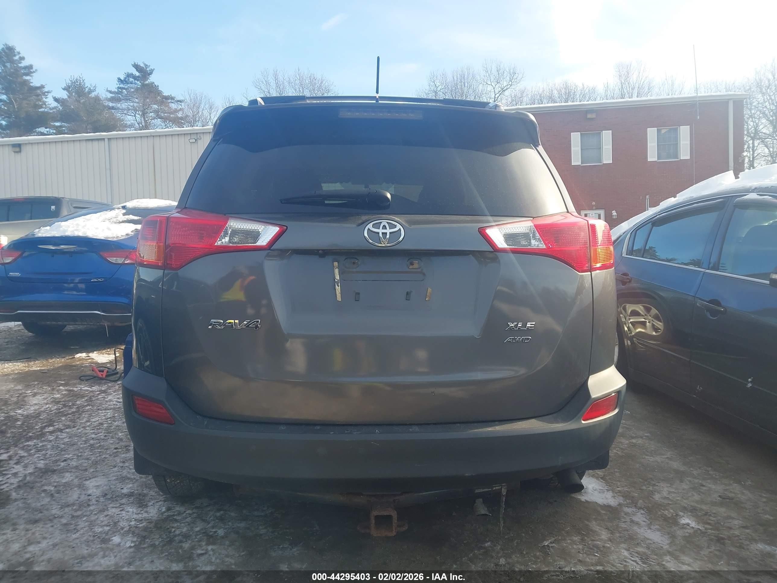 2013 Toyota Rav4 Xle Gray vin: JTMRFREV7DD038127