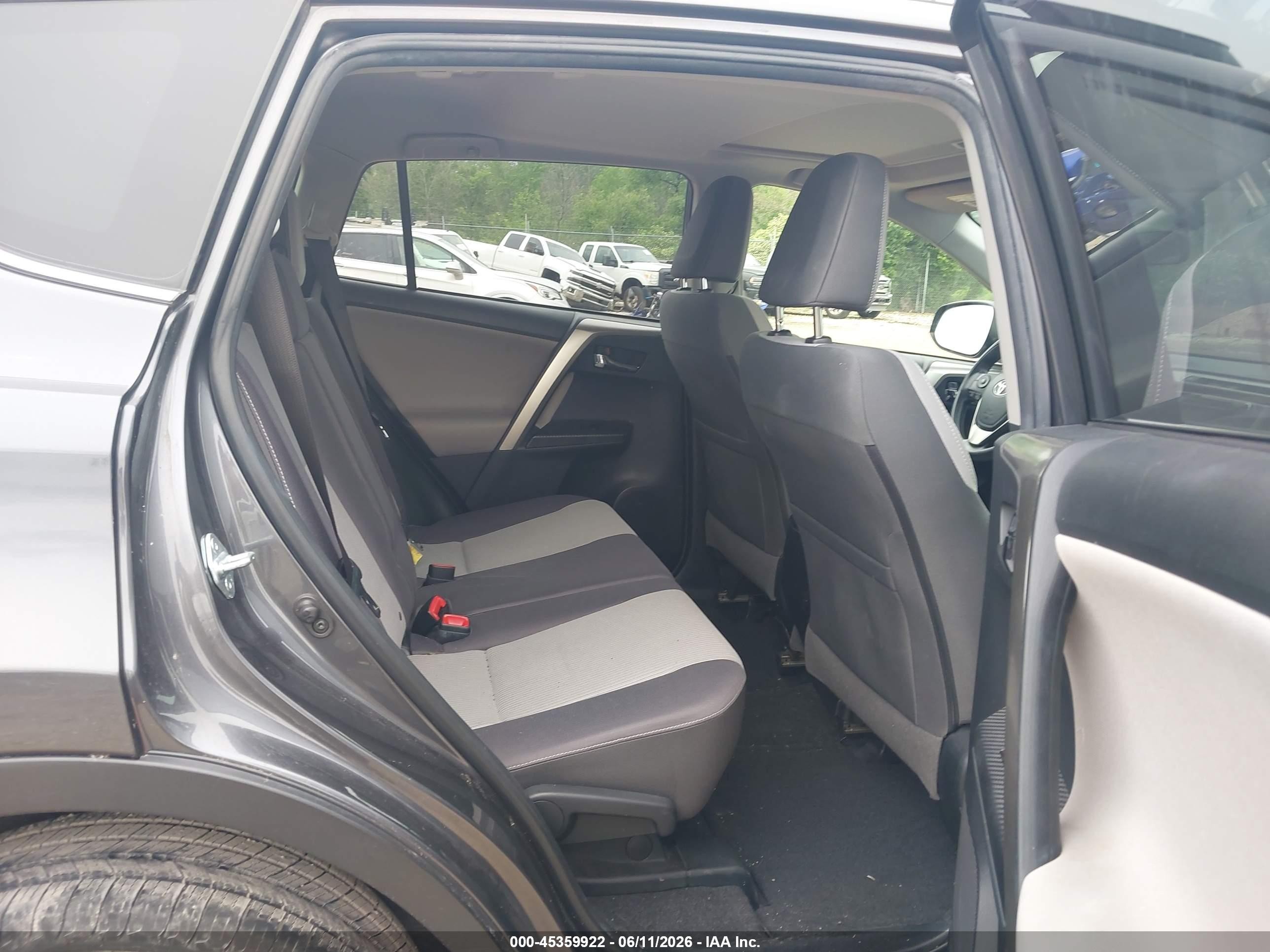 2014 Toyota Rav4 Xle Gray vin: JTMRFREV7ED049436