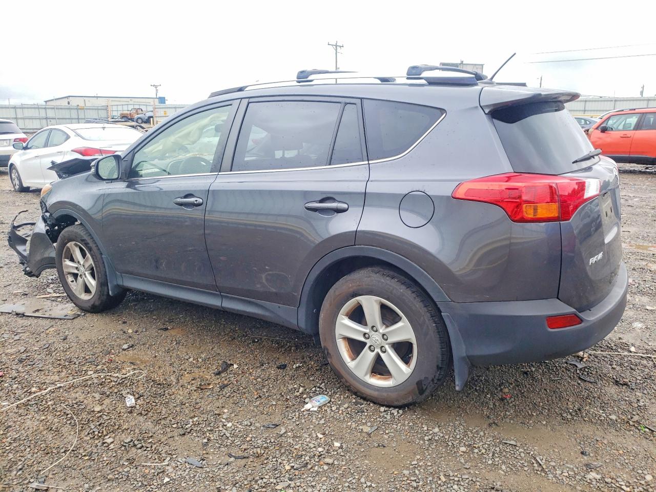 2014 Toyota Rav4 Xle Gray vin: JTMRFREV7ED072828