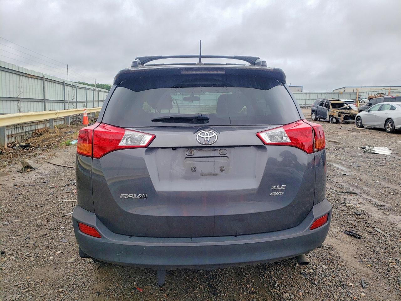 2014 Toyota Rav4 Xle Gray vin: JTMRFREV7ED072828