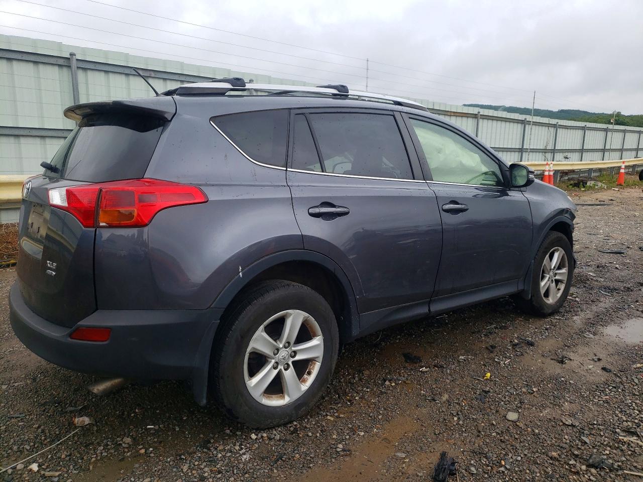 2014 Toyota Rav4 Xle Gray vin: JTMRFREV7ED072828