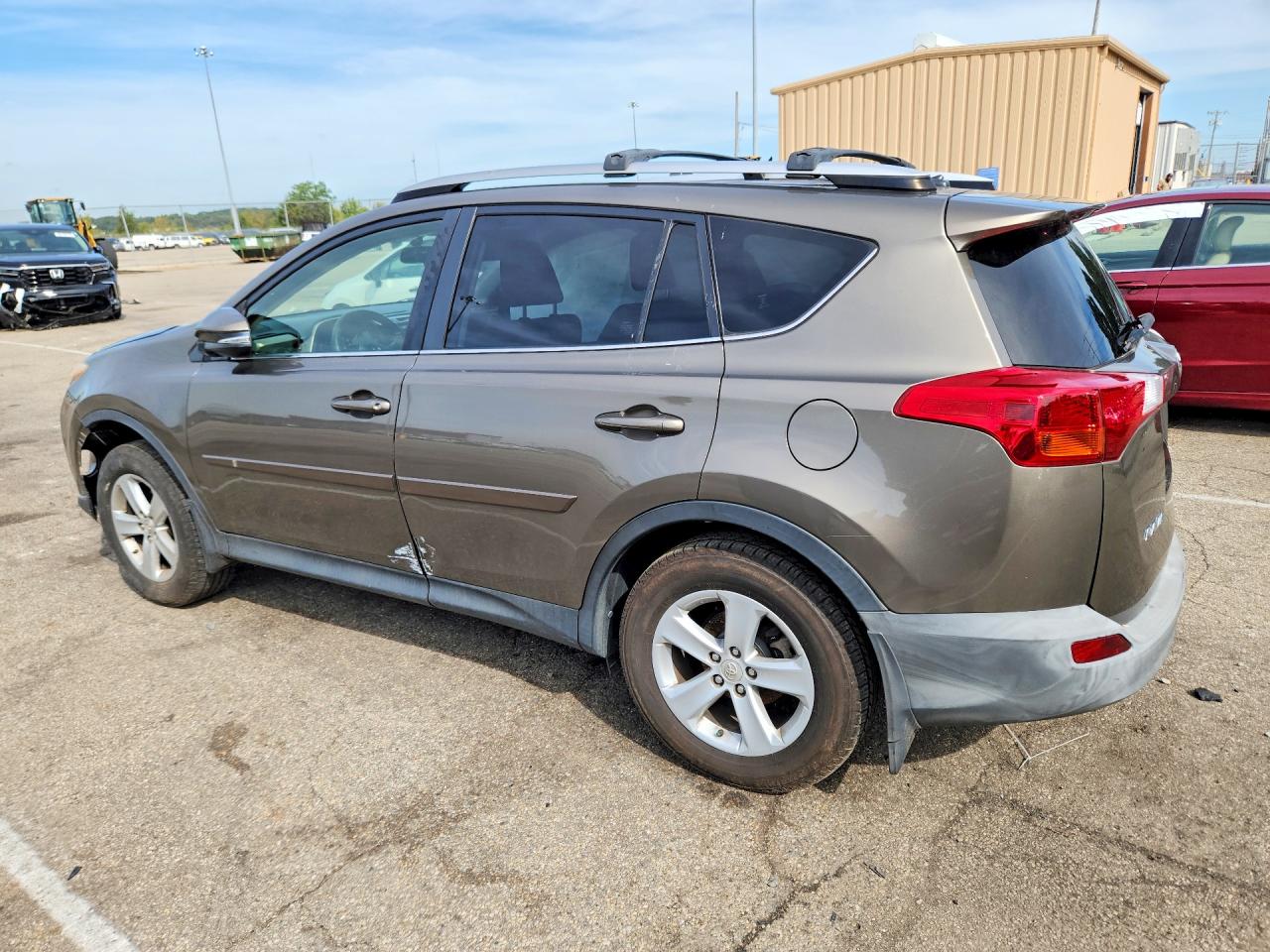 2014 Toyota Rav4 Xle Brown vin: JTMRFREV7ED086695