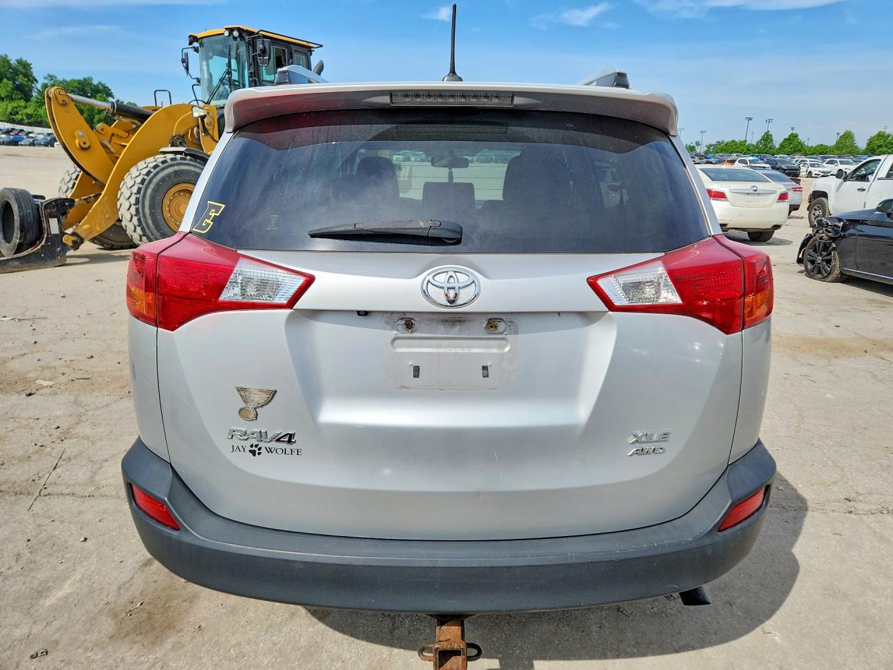 2014 Toyota Rav4 Xle Silver vin: JTMRFREV7ED089029