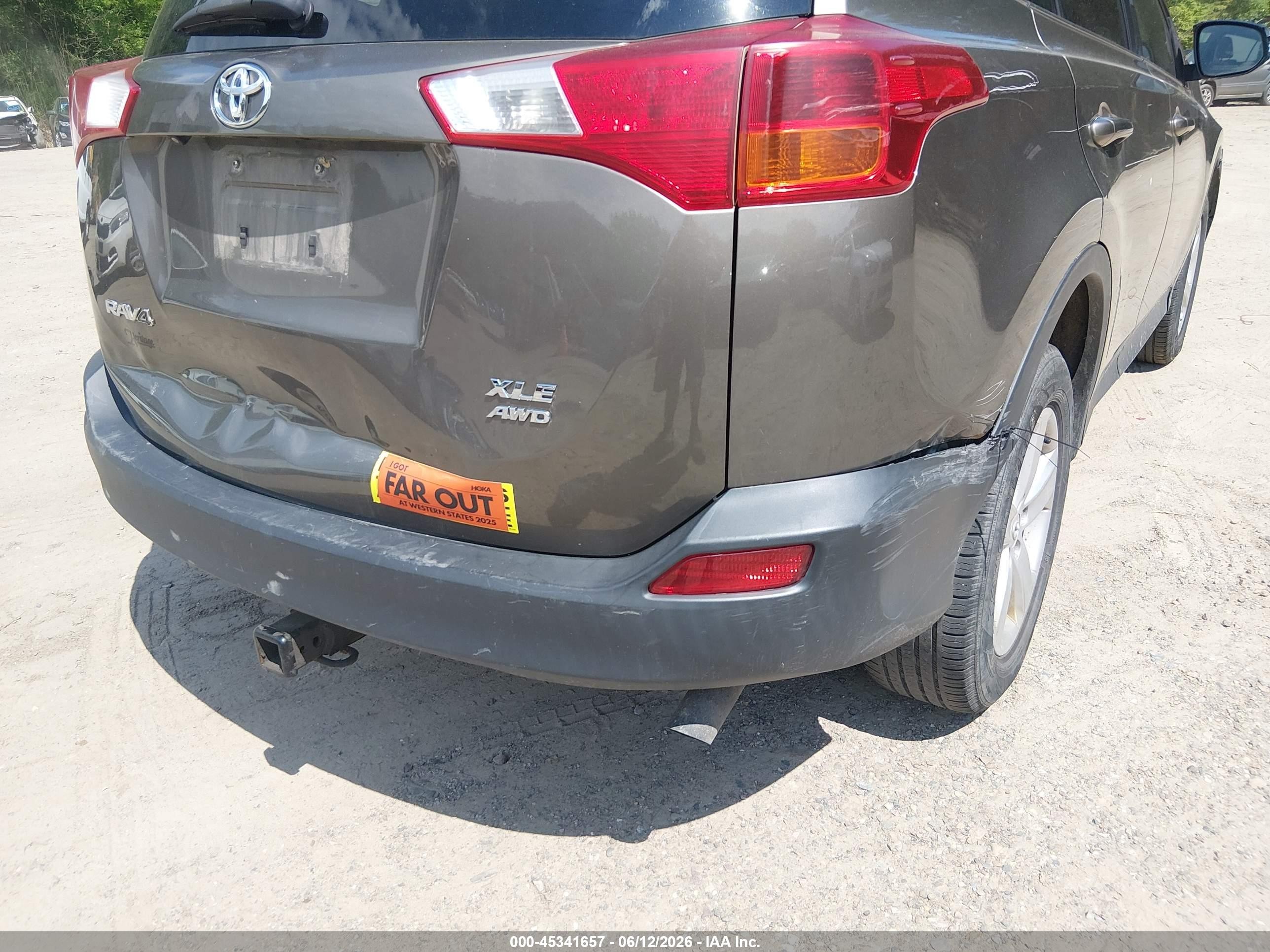 2014 Toyota Rav4 Xle Brown vin: JTMRFREV7ED090908