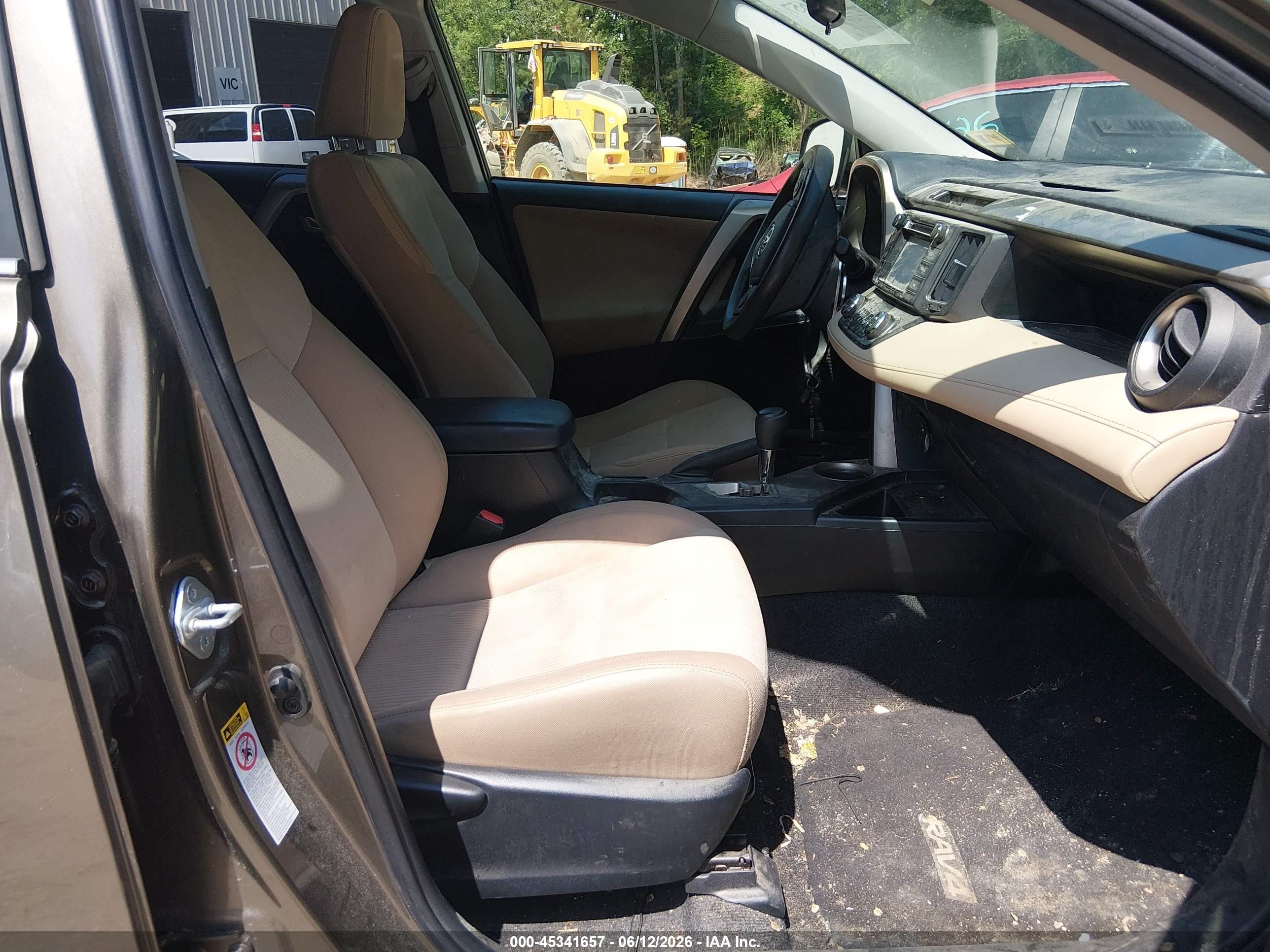2014 Toyota Rav4 Xle Brown vin: JTMRFREV7ED090908