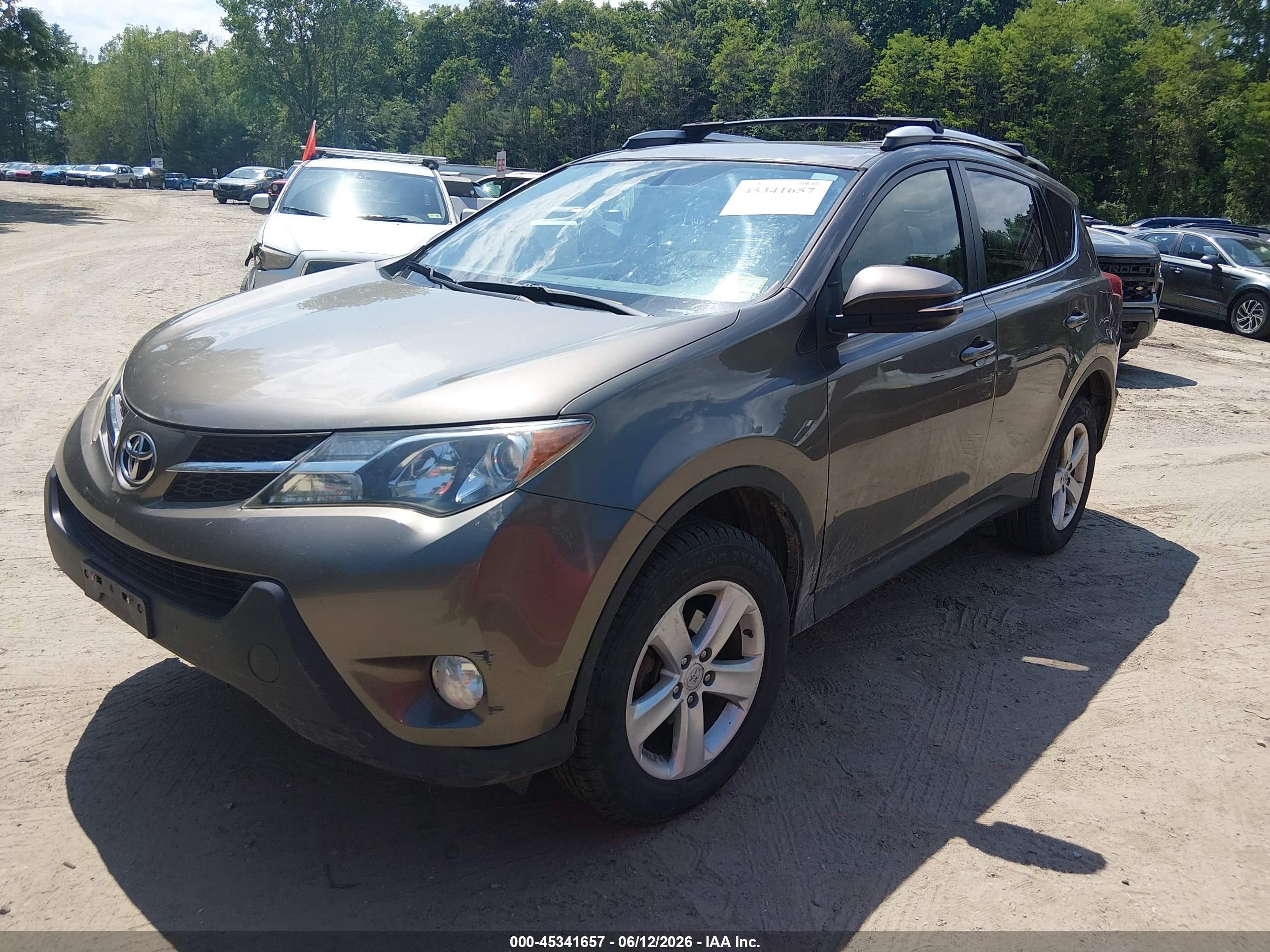 2014 Toyota Rav4 Xle Brown vin: JTMRFREV7ED090908