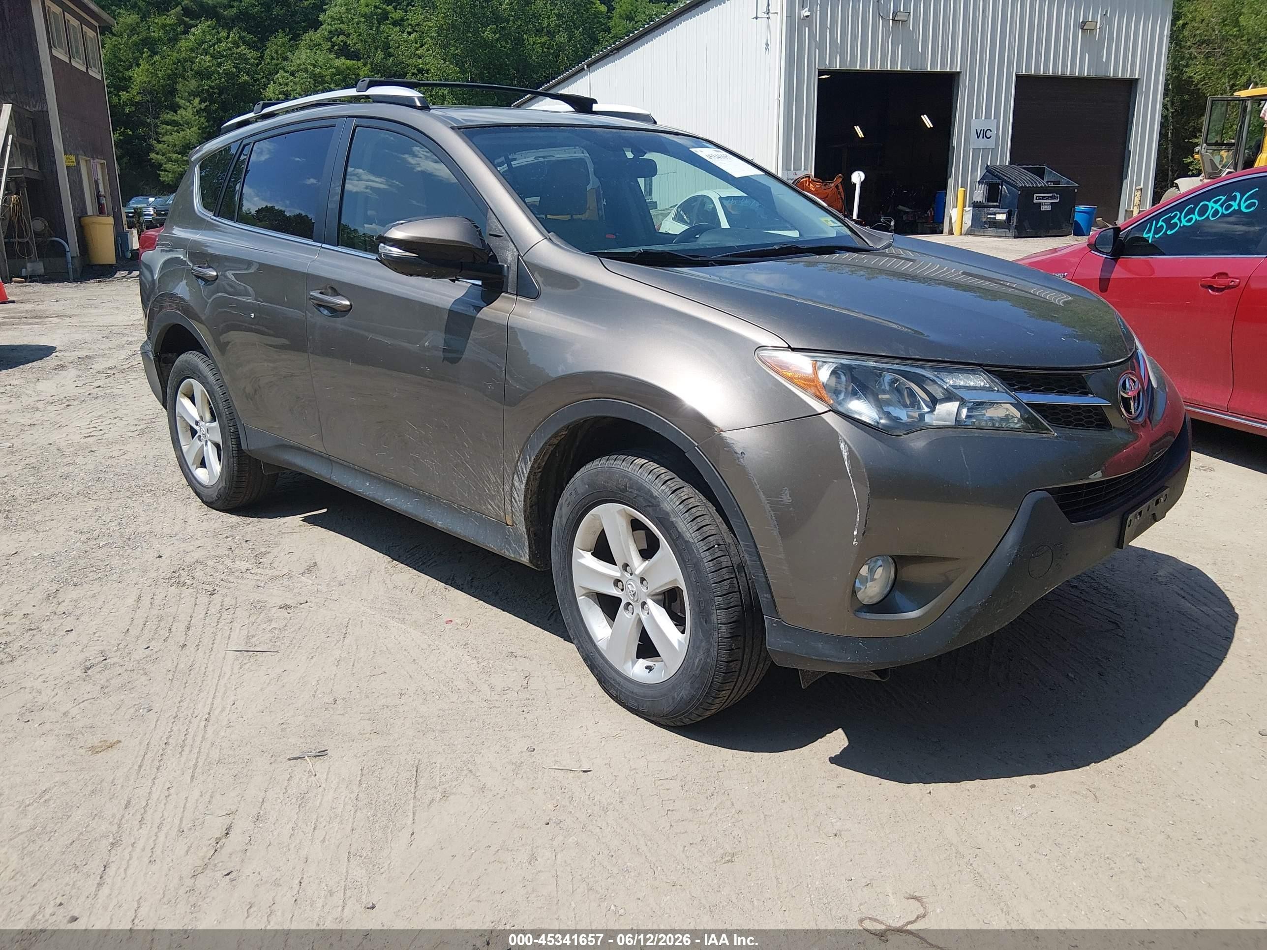 2014 Toyota Rav4 Xle Brown vin: JTMRFREV7ED090908