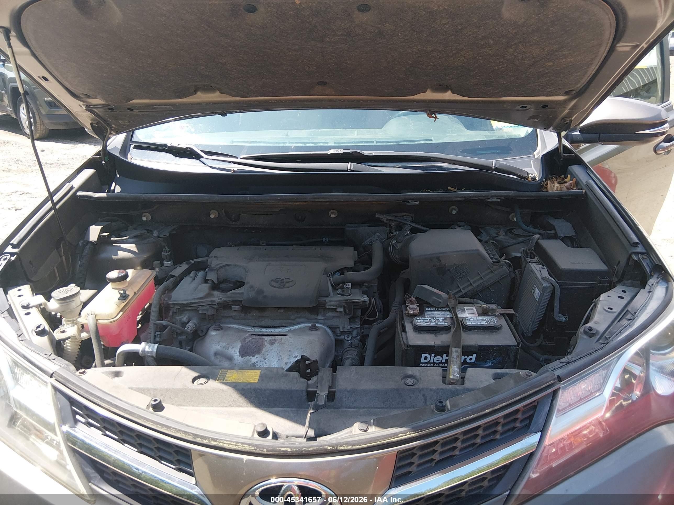 2014 Toyota Rav4 Xle Brown vin: JTMRFREV7ED090908