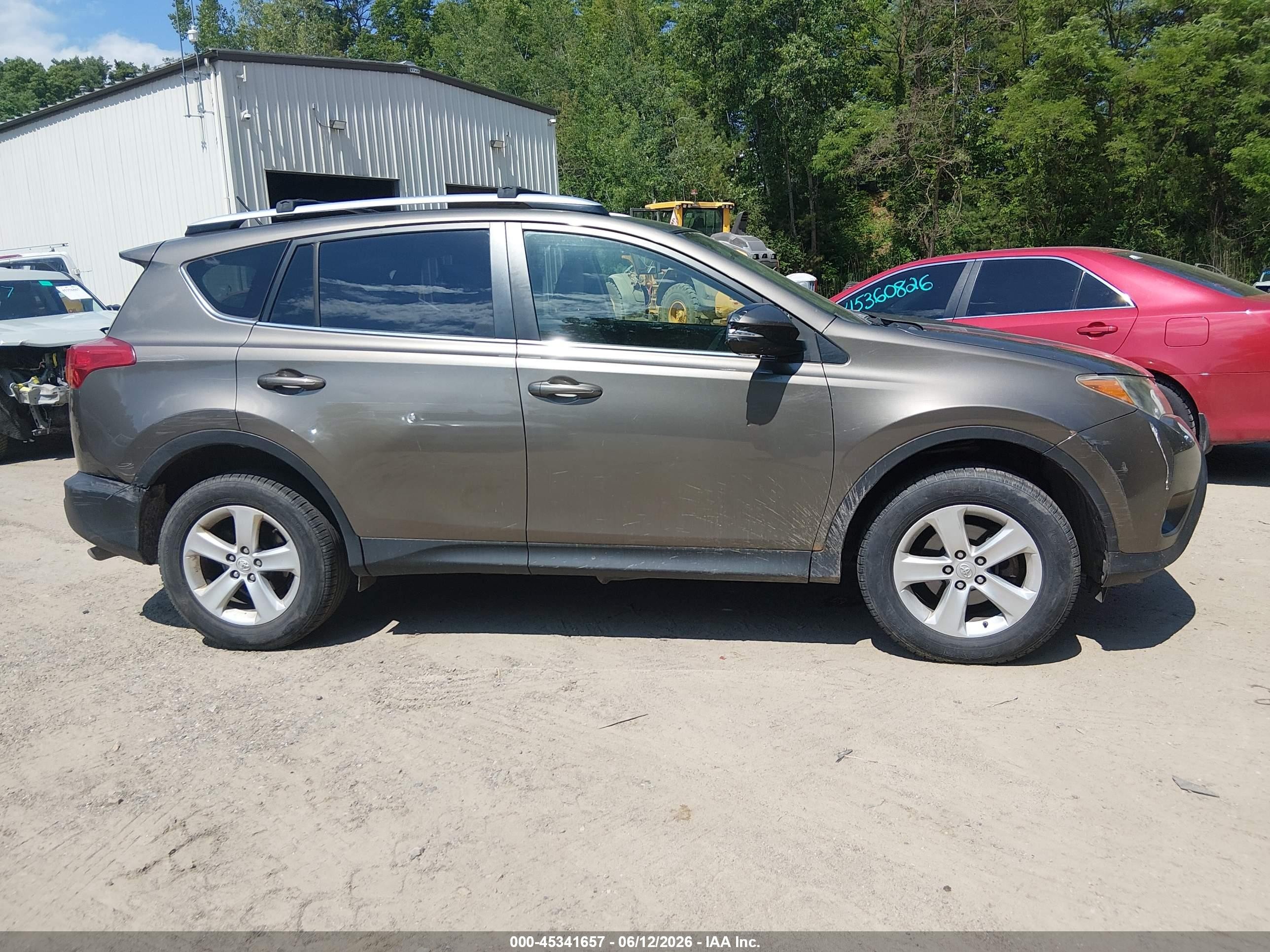 2014 Toyota Rav4 Xle Brown vin: JTMRFREV7ED090908