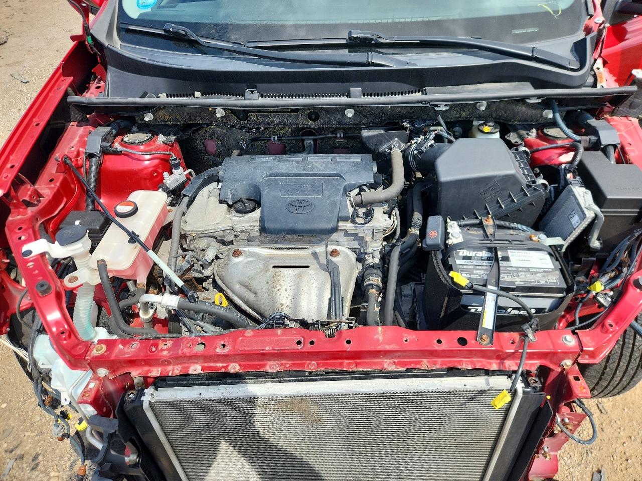 2014 Toyota Rav4 Xle Red vin: JTMRFREV7EJ005311