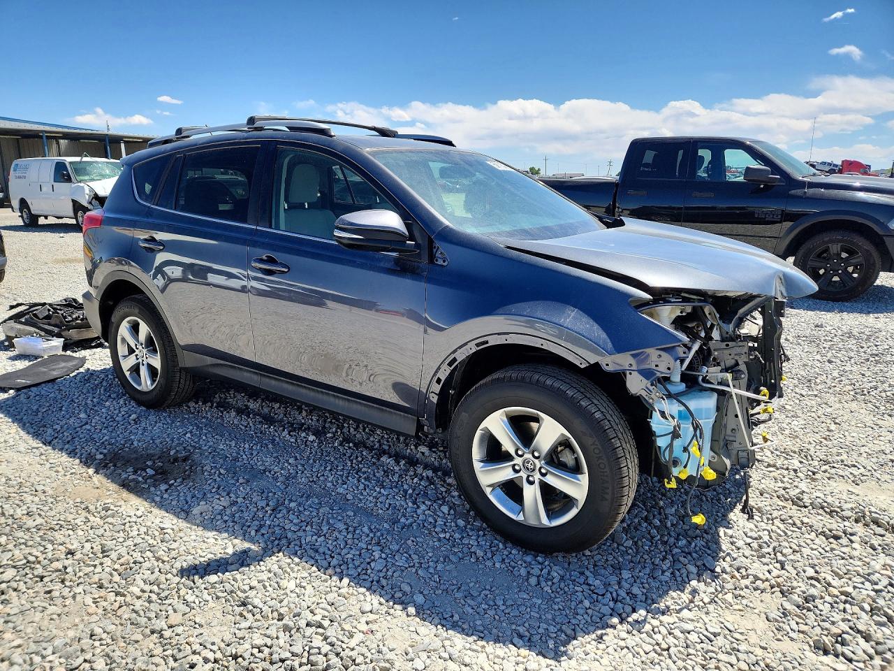 2015 Toyota Rav4 Xle Black vin: JTMRFREV7FD114108