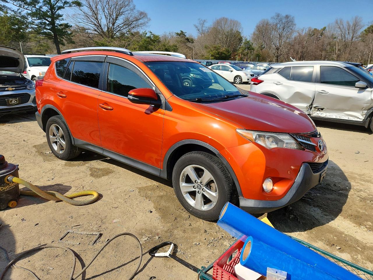2015 Toyota Rav4 Xle (m Grade) Orange vin: JTMRFREV7FD121981