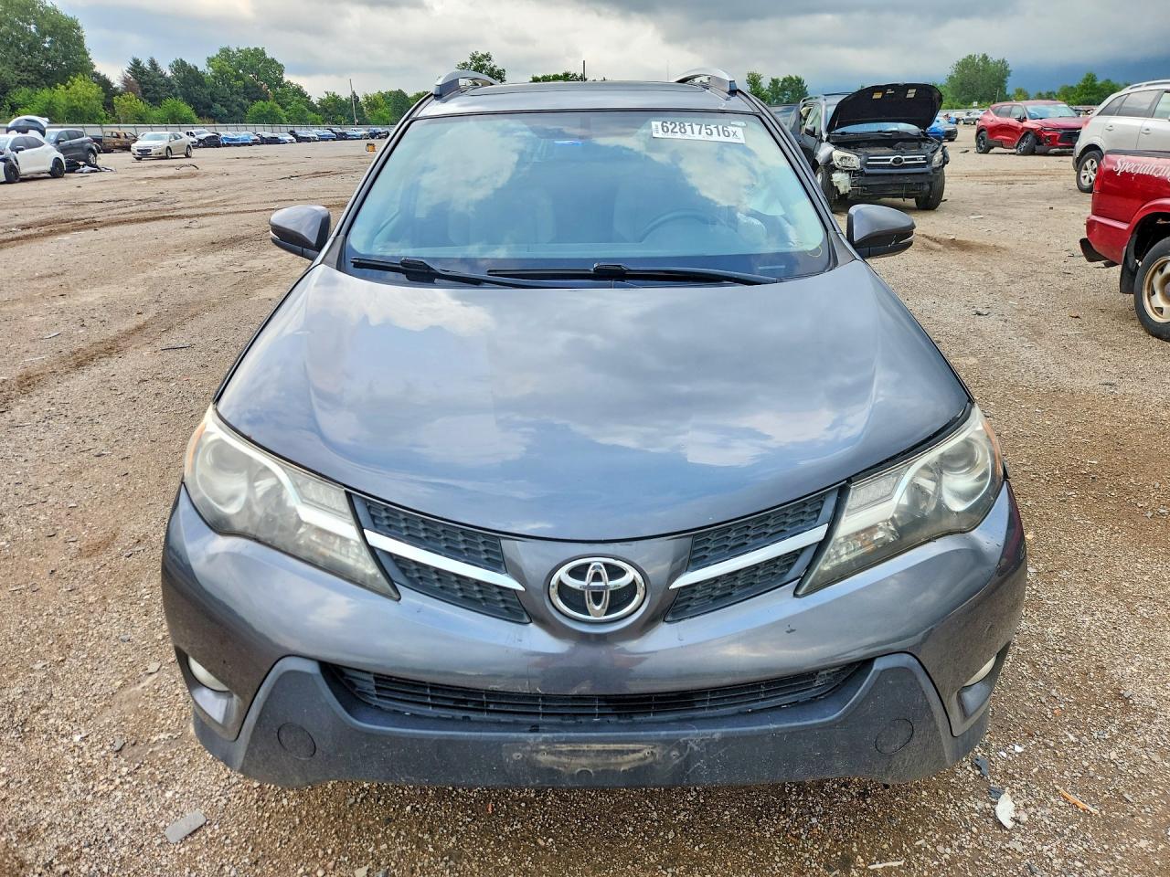 2015 Toyota Rav4 Xle Gray vin: JTMRFREV7FD135069
