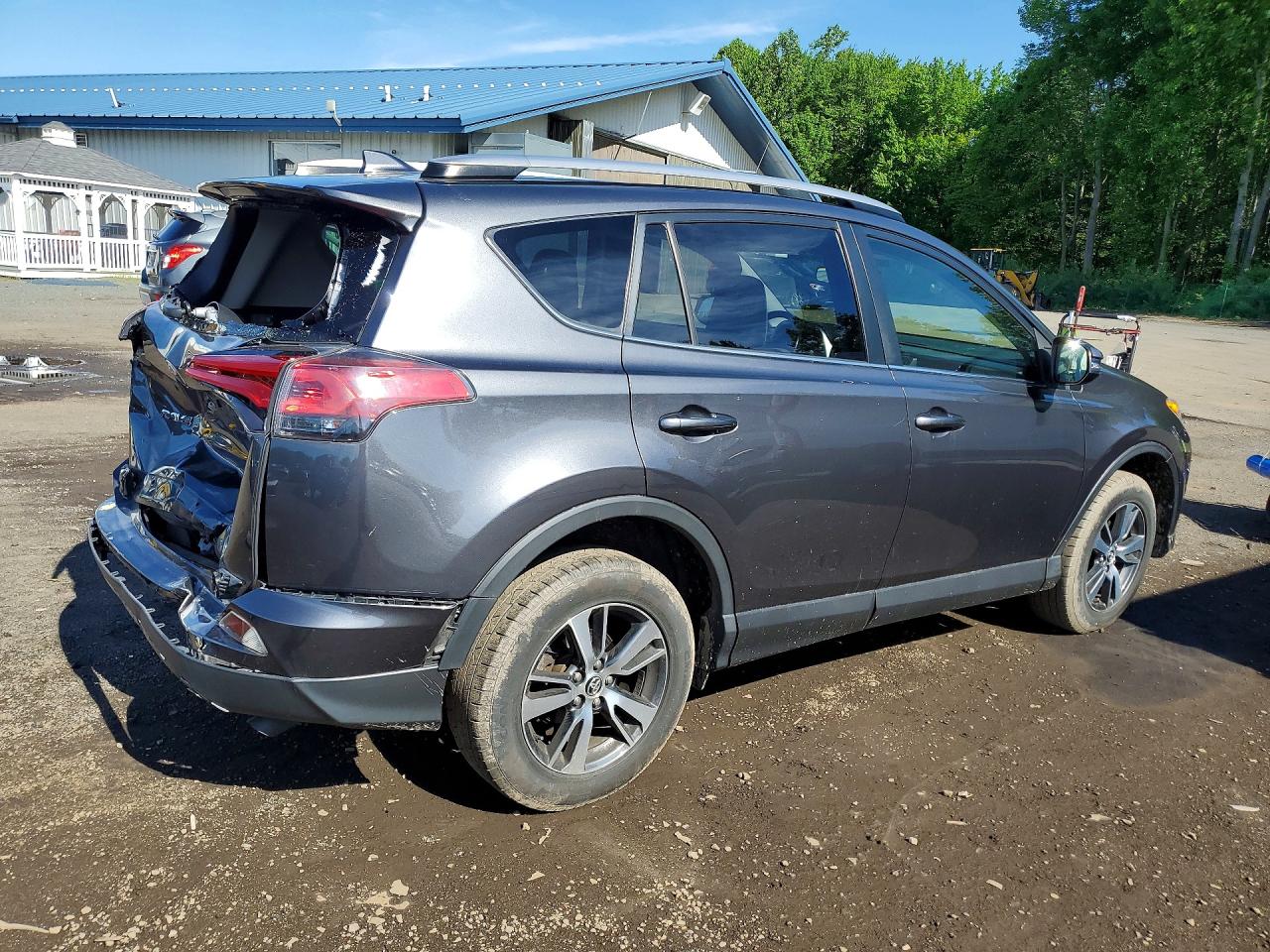 2018 Toyota Rav4 Xle Gray vin: JTMRFREV7JJ723239