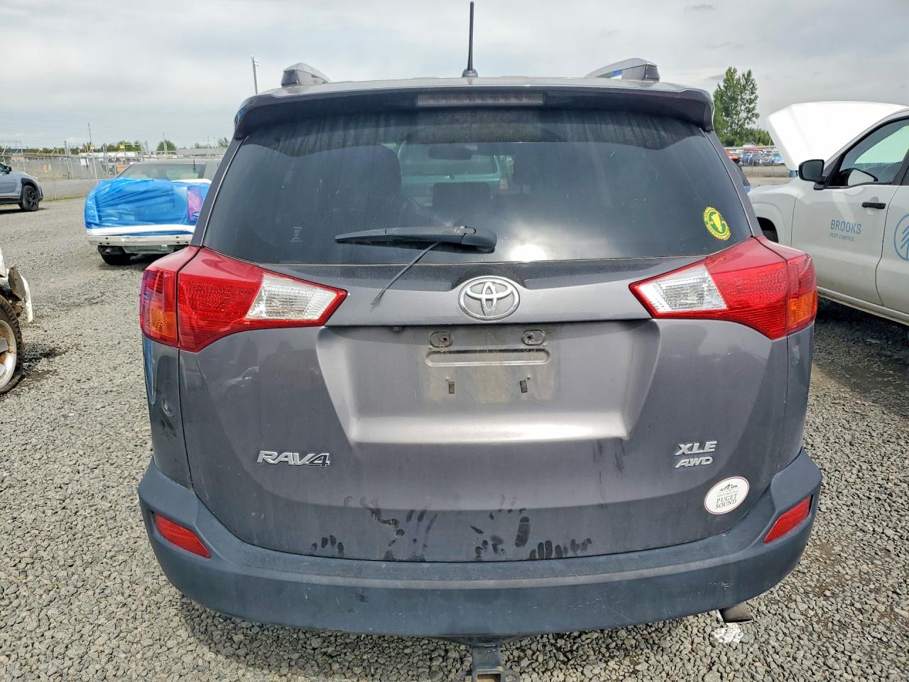 2013 Toyota Rav4 Xle Серый vin: JTMRFREV8D5013019