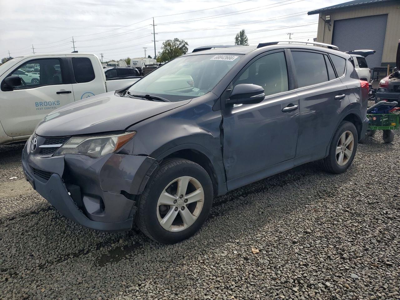 2013 Toyota Rav4 Xle Gray vin: JTMRFREV8D5013019