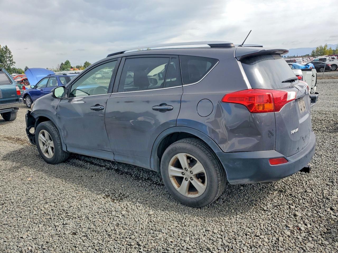 2013 Toyota Rav4 Xle Серый vin: JTMRFREV8D5013019