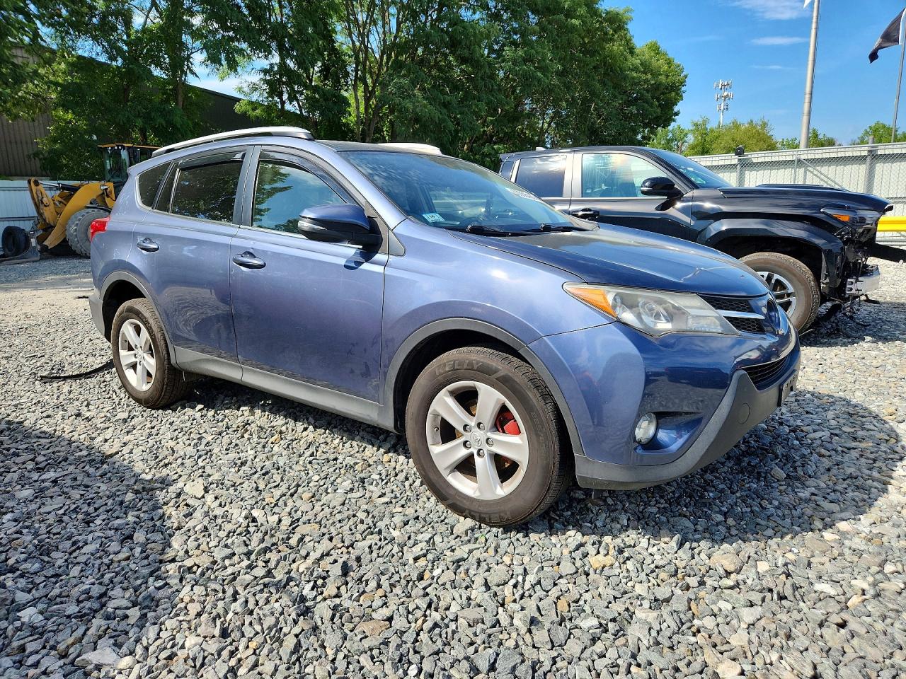 2013 Toyota Rav4 Xle Blue vin: JTMRFREV8D5020066