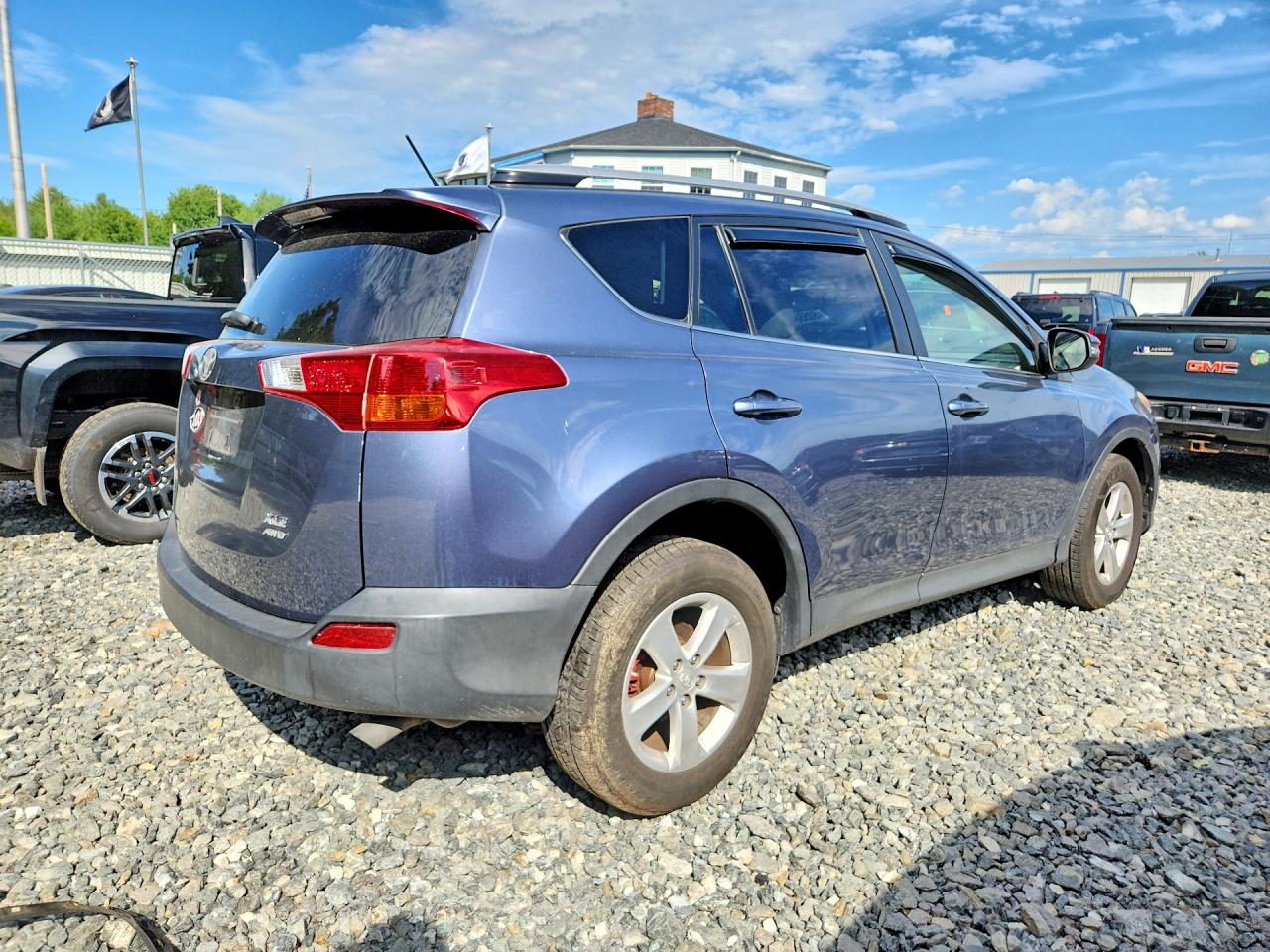 2013 Toyota Rav4 Xle Blue vin: JTMRFREV8D5020066