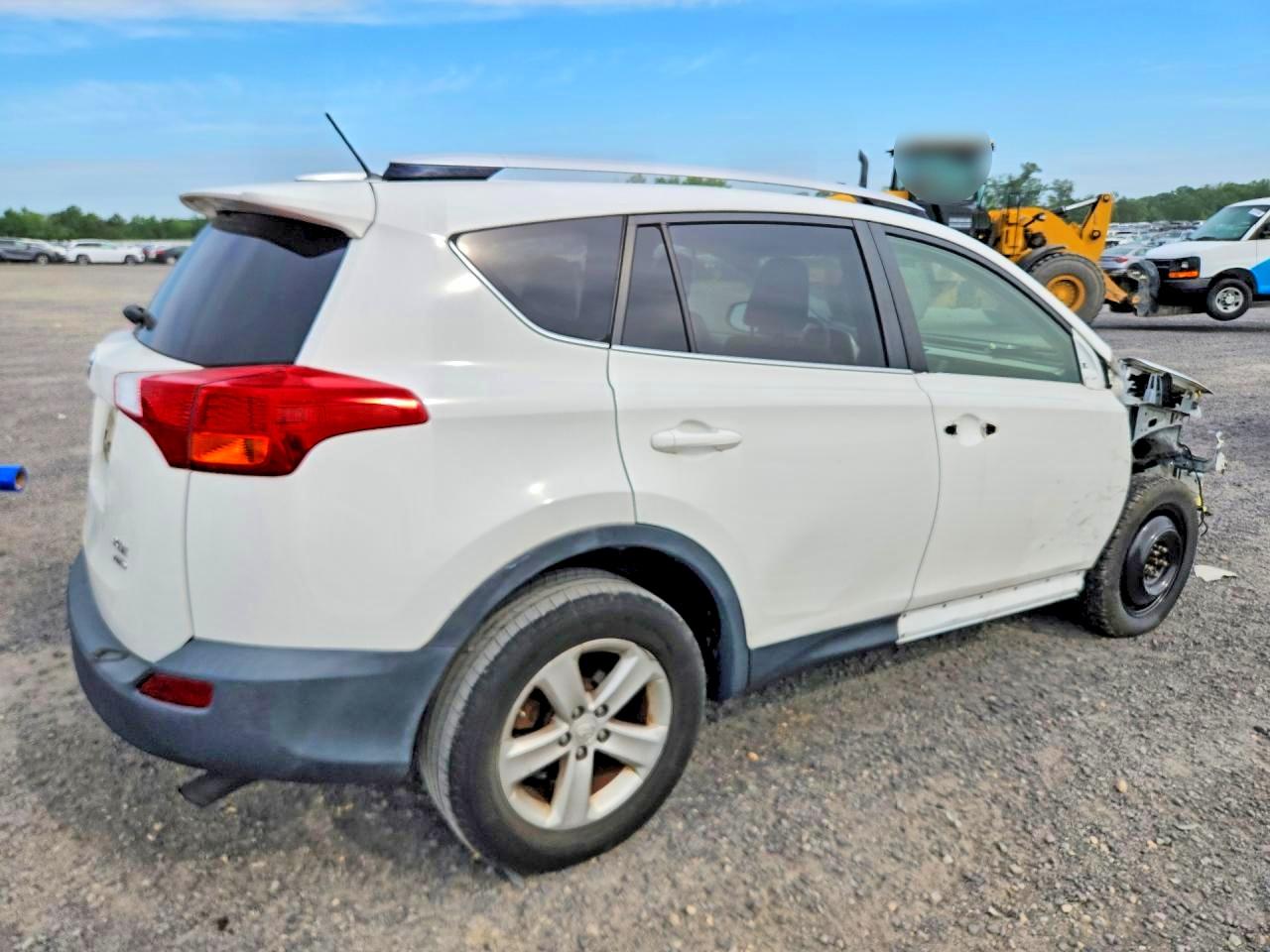 2013 Toyota Rav4 Xle White vin: JTMRFREV8D5025994