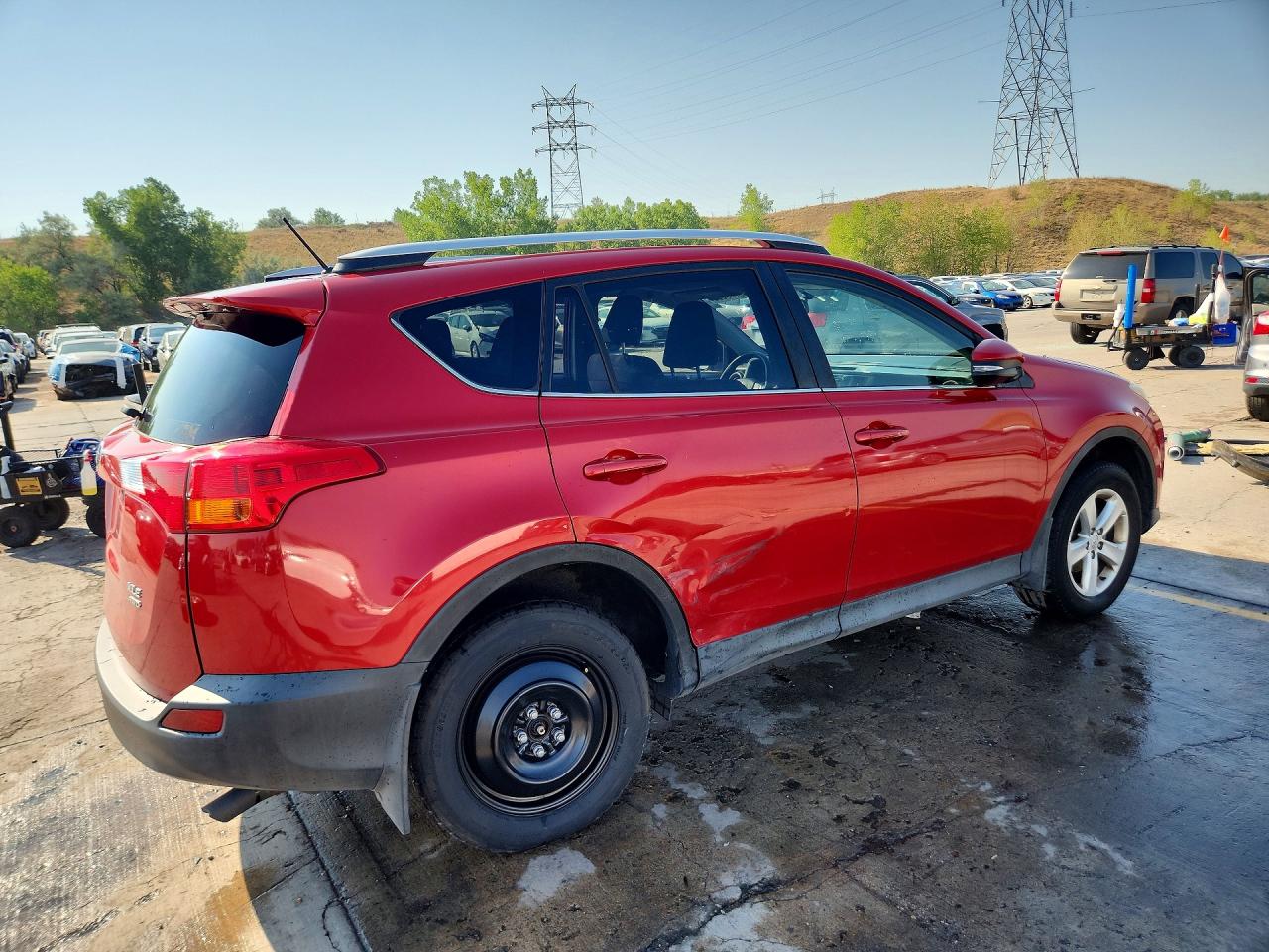 2013 Toyota Rav4 Xle Red vin: JTMRFREV8DD005105