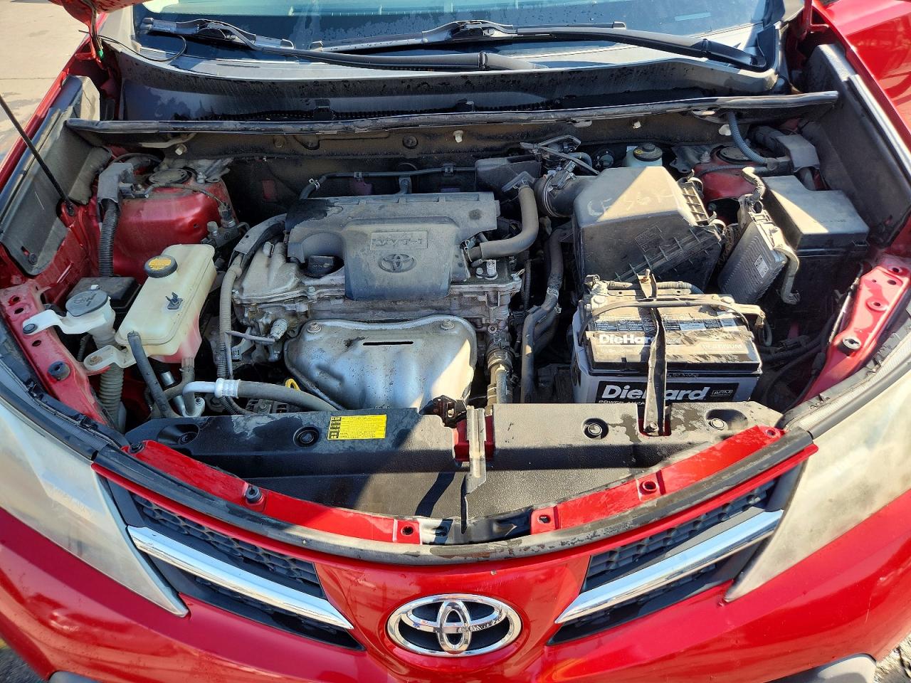 2013 Toyota Rav4 Xle Red vin: JTMRFREV8DD005105