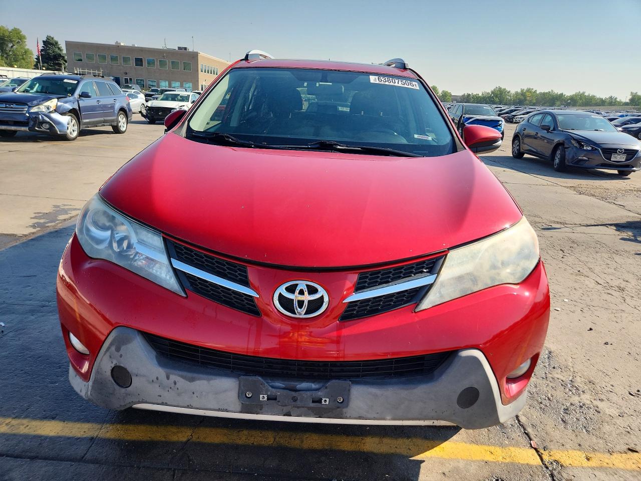 2013 Toyota Rav4 Xle Red vin: JTMRFREV8DD005105