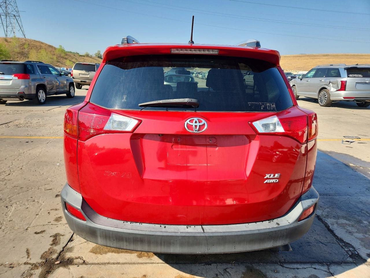 2013 Toyota Rav4 Xle Red vin: JTMRFREV8DD005105