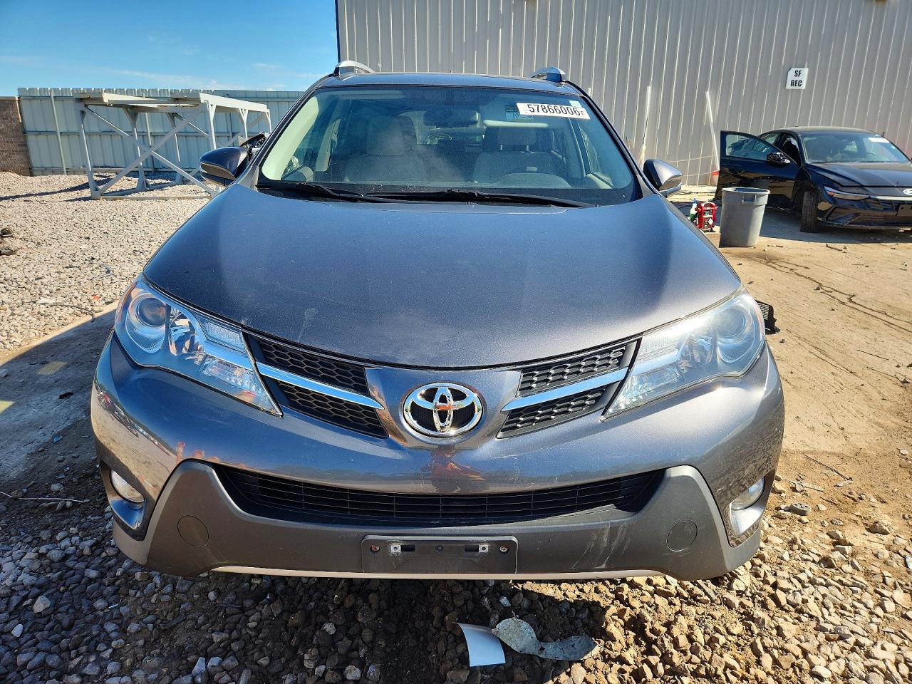 2013 Toyota Rav4 Xle Gray vin: JTMRFREV8DD009574