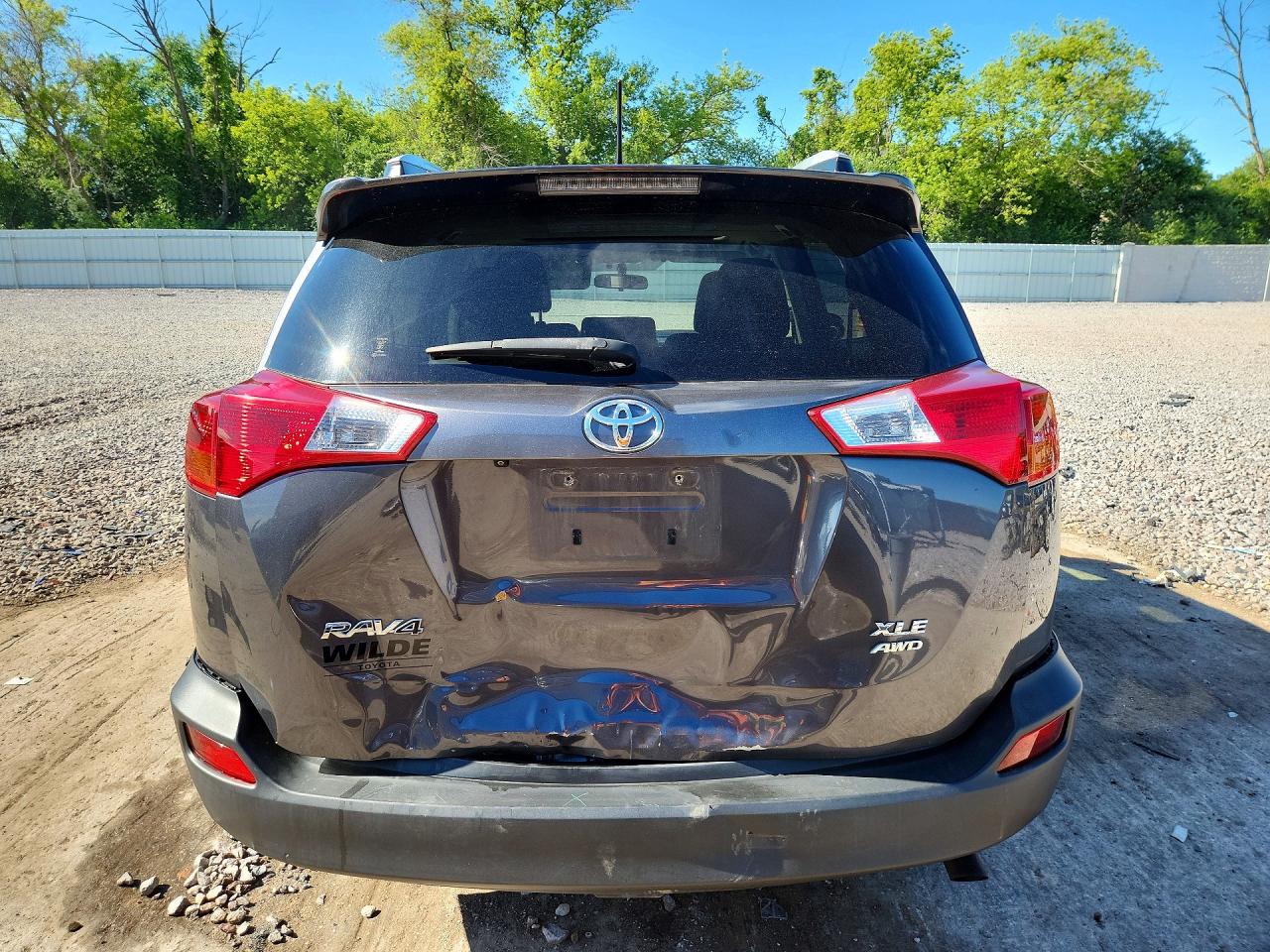 2013 Toyota Rav4 Xle Gray vin: JTMRFREV8DD009574