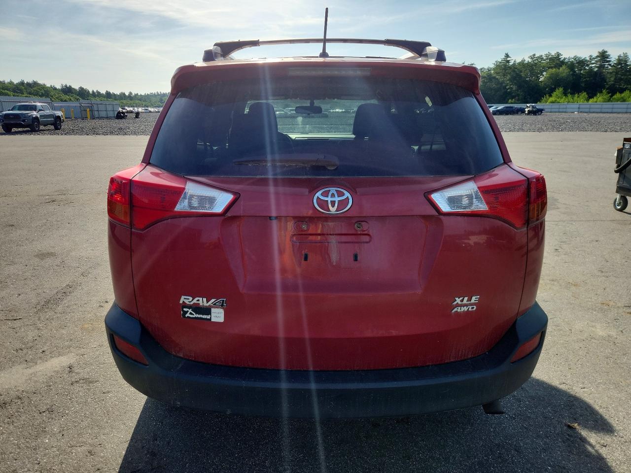 2013 Toyota Rav4 Xle Red vin: JTMRFREV8DD028397