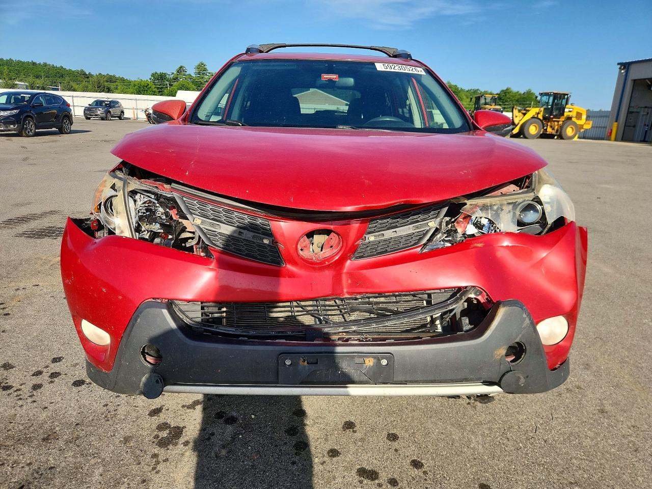 2013 Toyota Rav4 Xle Red vin: JTMRFREV8DD028397