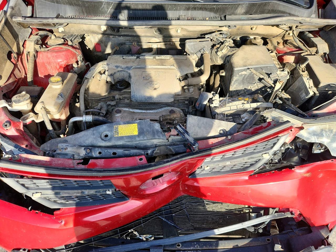2013 Toyota Rav4 Xle Red vin: JTMRFREV8DD028397