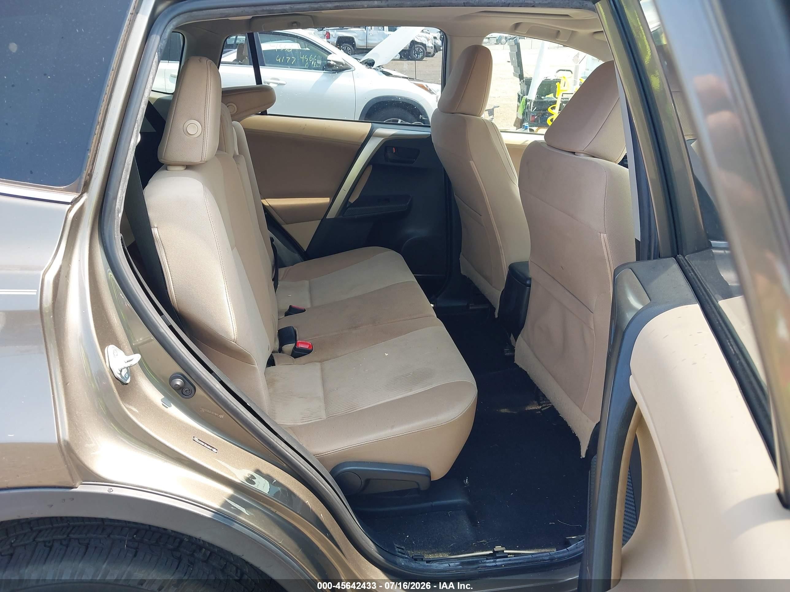 2013 Toyota Rav4 Xle Brown vin: JTMRFREV8DD035561