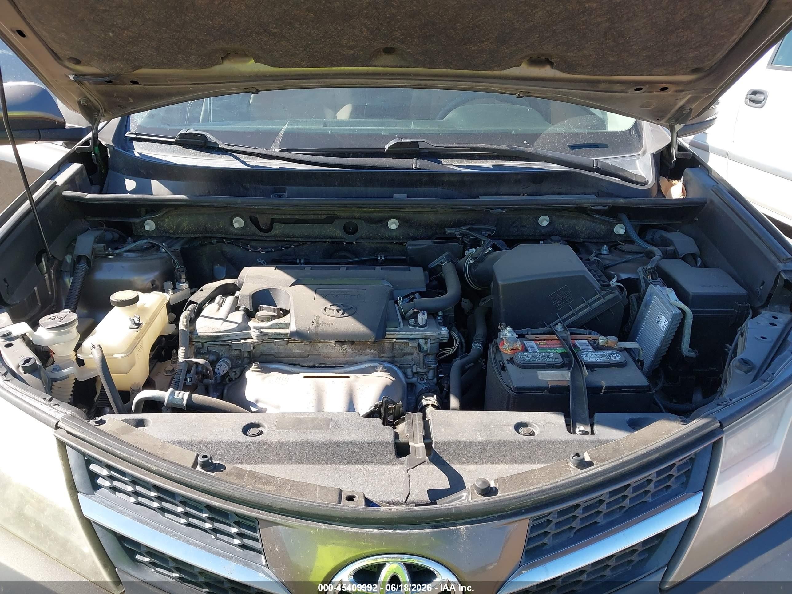 2013 Toyota Rav4 Xle Gray vin: JTMRFREV8DD037648