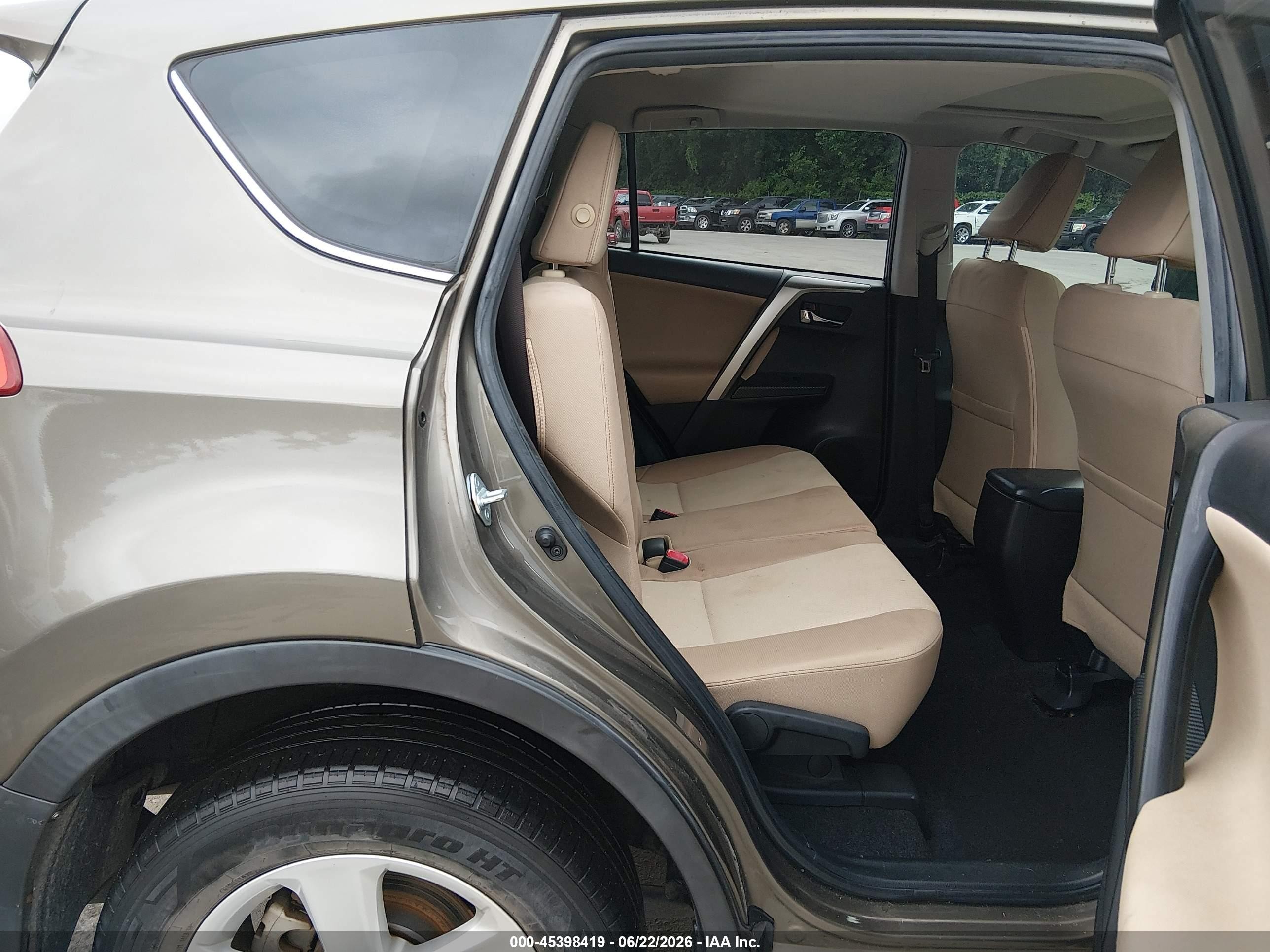 2014 Toyota Rav4 Xle Brown vin: JTMRFREV8ED056833