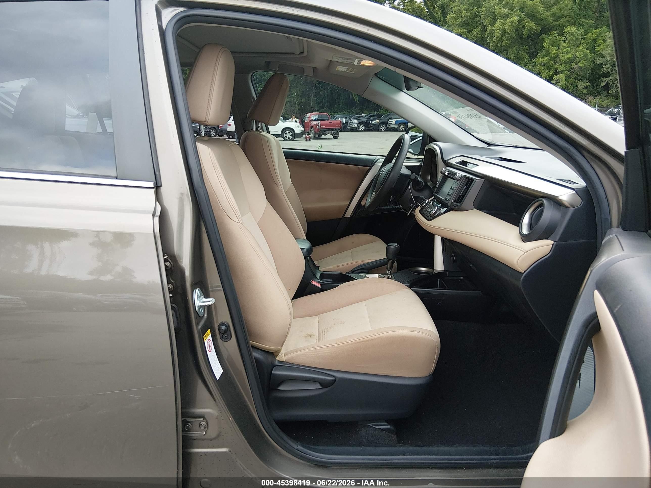 2014 Toyota Rav4 Xle Brown vin: JTMRFREV8ED056833