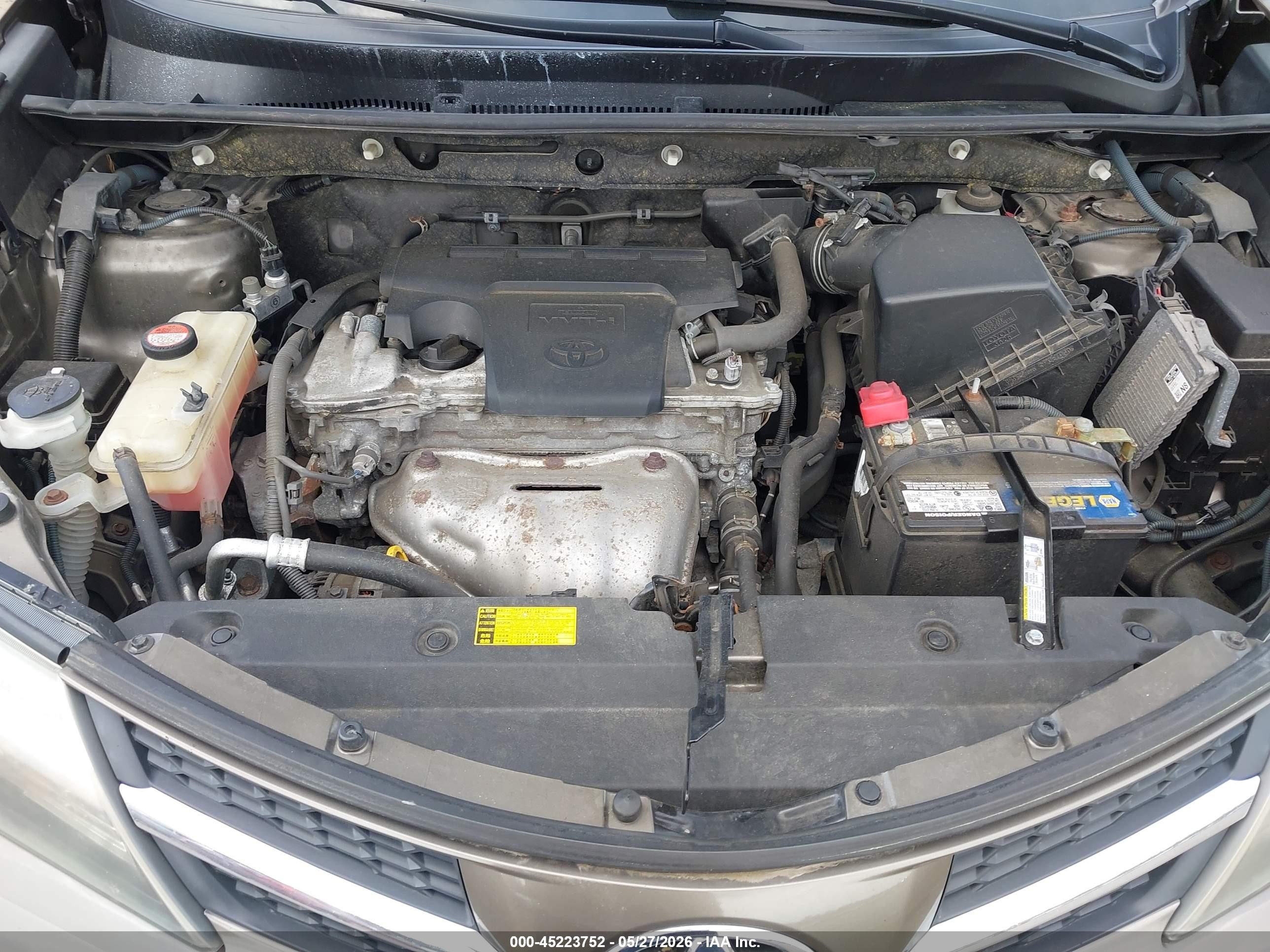 2014 Toyota Rav4 Xle Brown vin: JTMRFREV8ED066875