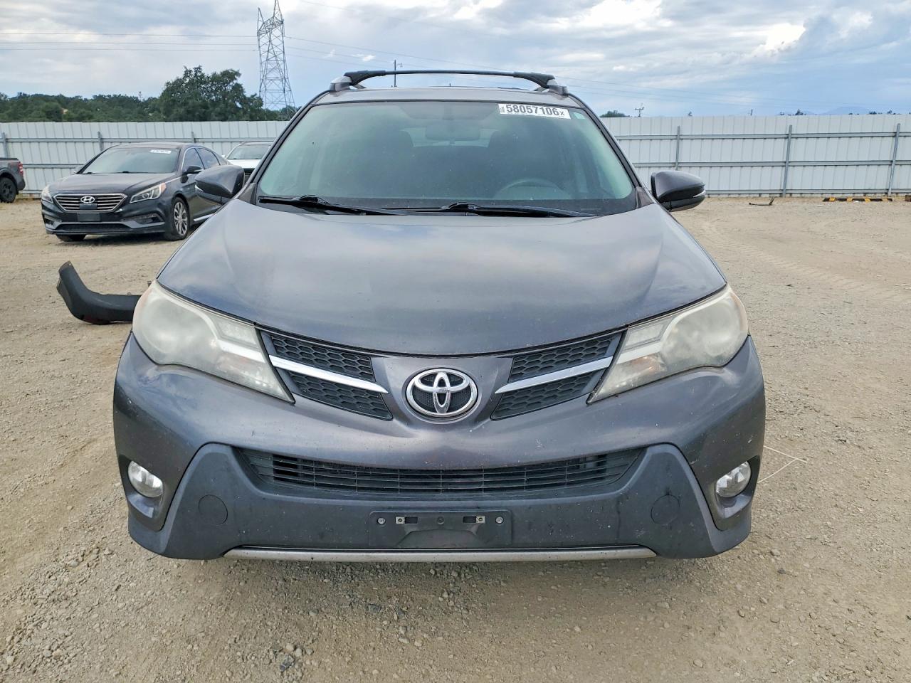 2014 Toyota Rav4 Xle Gray vin: JTMRFREV8ED084339