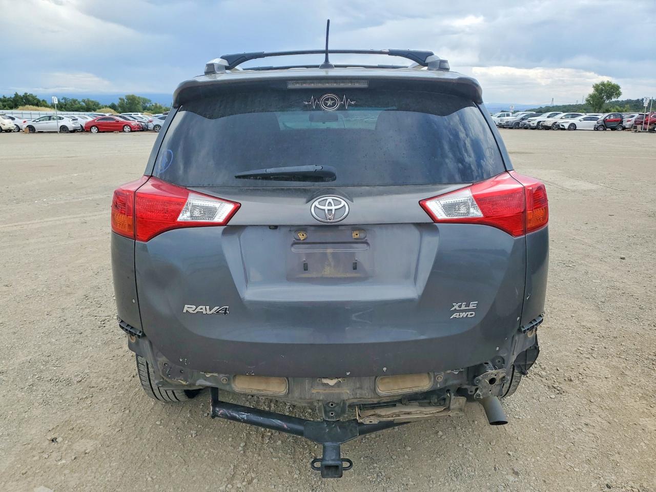 2014 Toyota Rav4 Xle Gray vin: JTMRFREV8ED084339