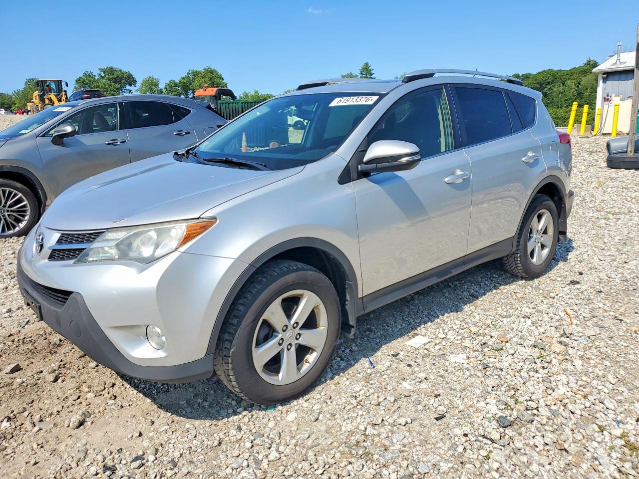 2014 Toyota Rav4 Xle Silver vin: JTMRFREV8ED086530