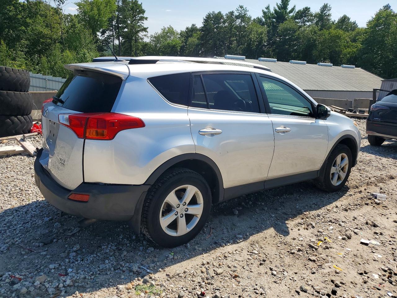 2014 Toyota Rav4 Xle Silver vin: JTMRFREV8ED086530