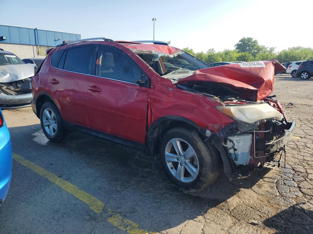 2014 Toyota Rav4 Xle Red vin: JTMRFREV8EJ001395