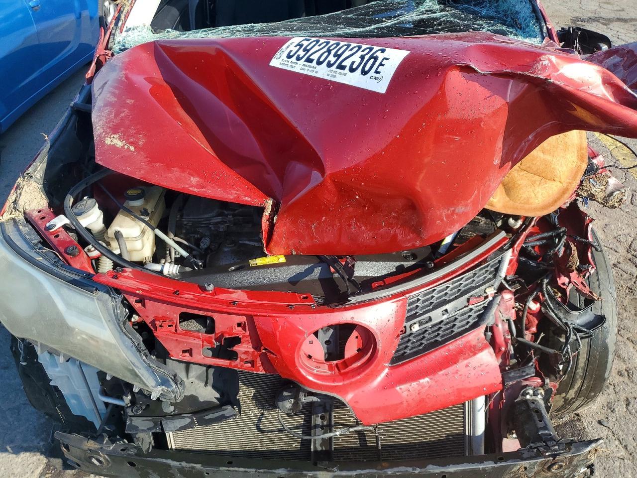2014 Toyota Rav4 Xle Red vin: JTMRFREV8EJ001395