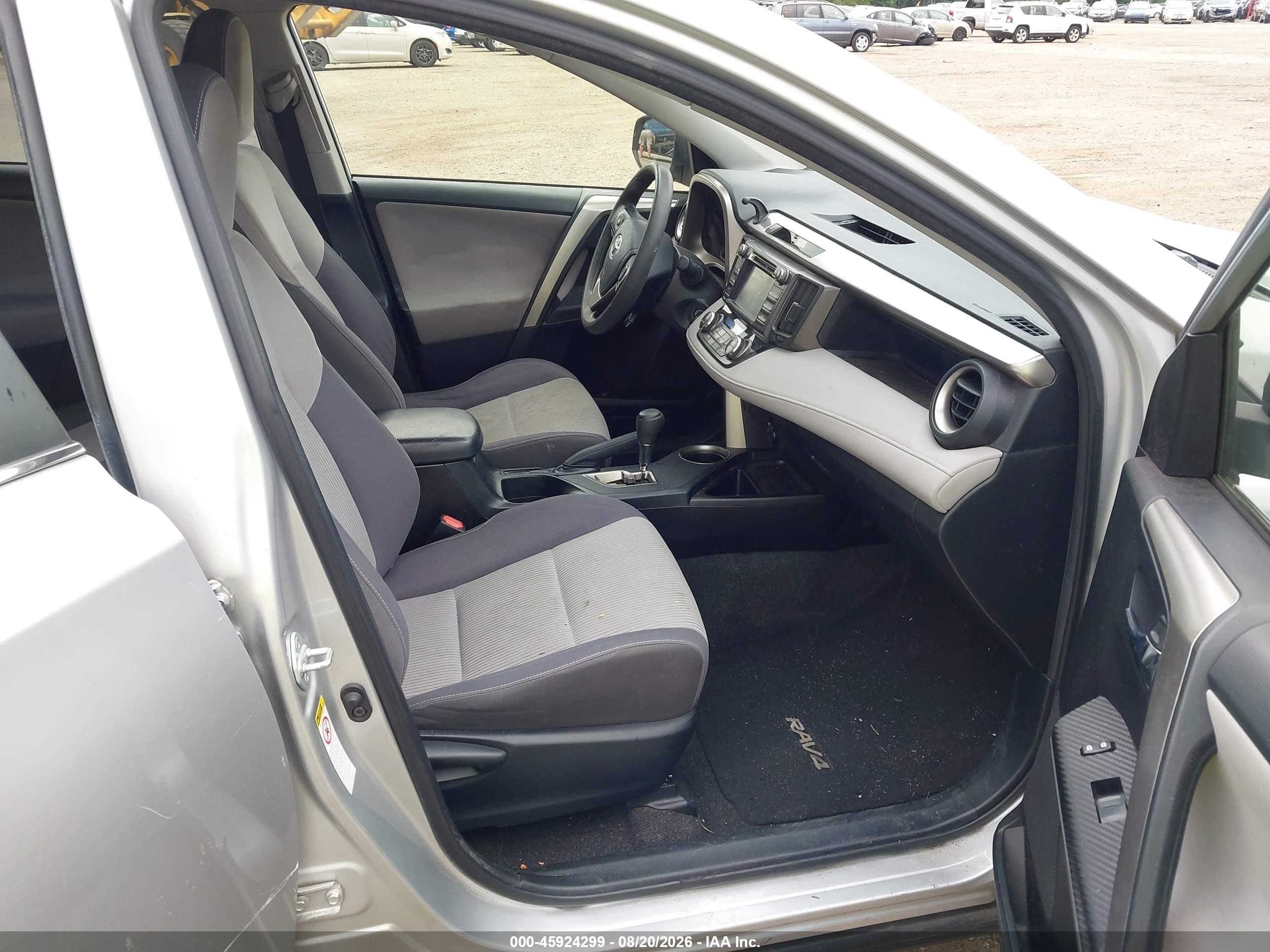 2014 Toyota Rav4 Xle Gray vin: JTMRFREV8EJ008296