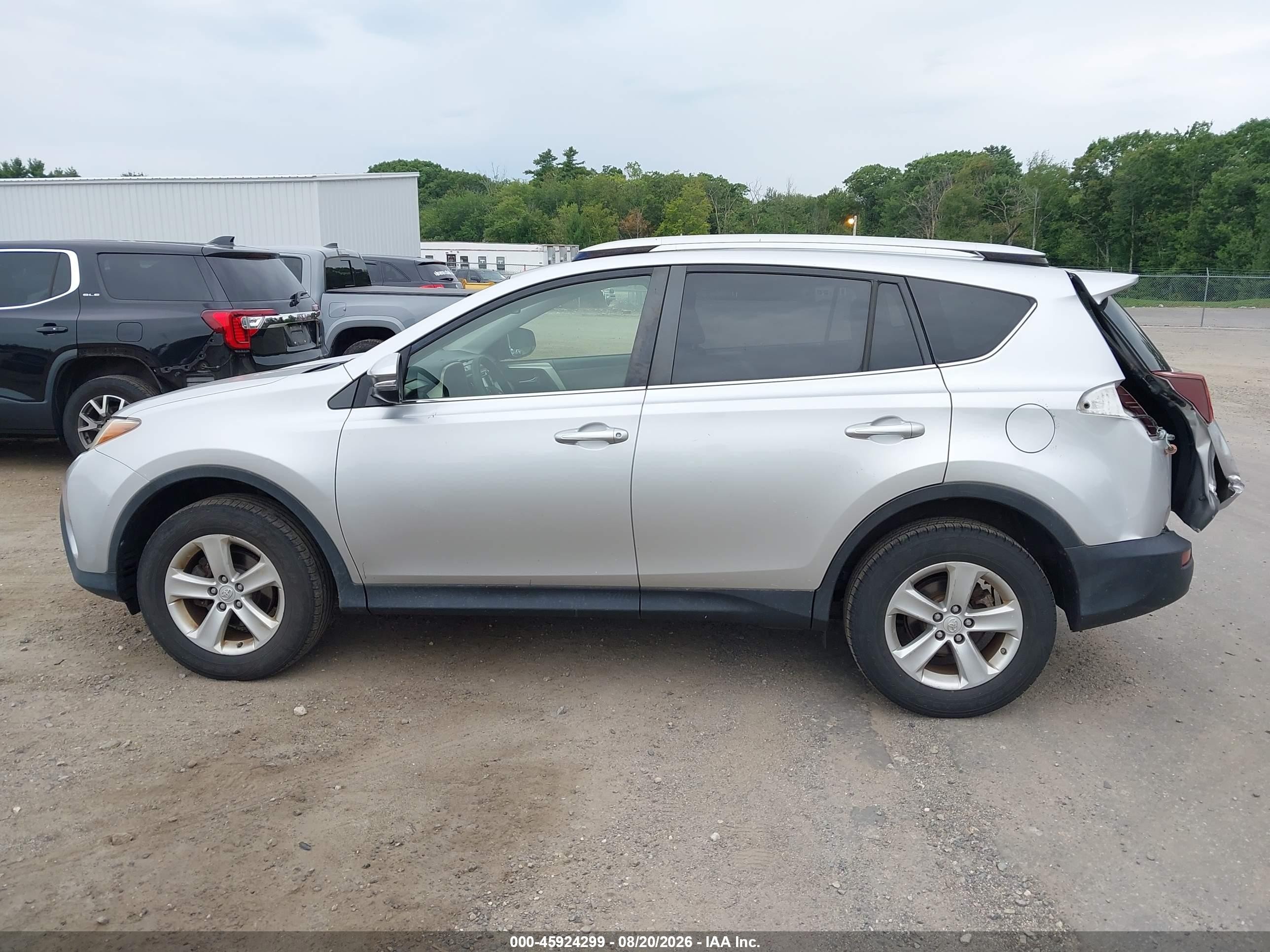 2014 Toyota Rav4 Xle Gray vin: JTMRFREV8EJ008296