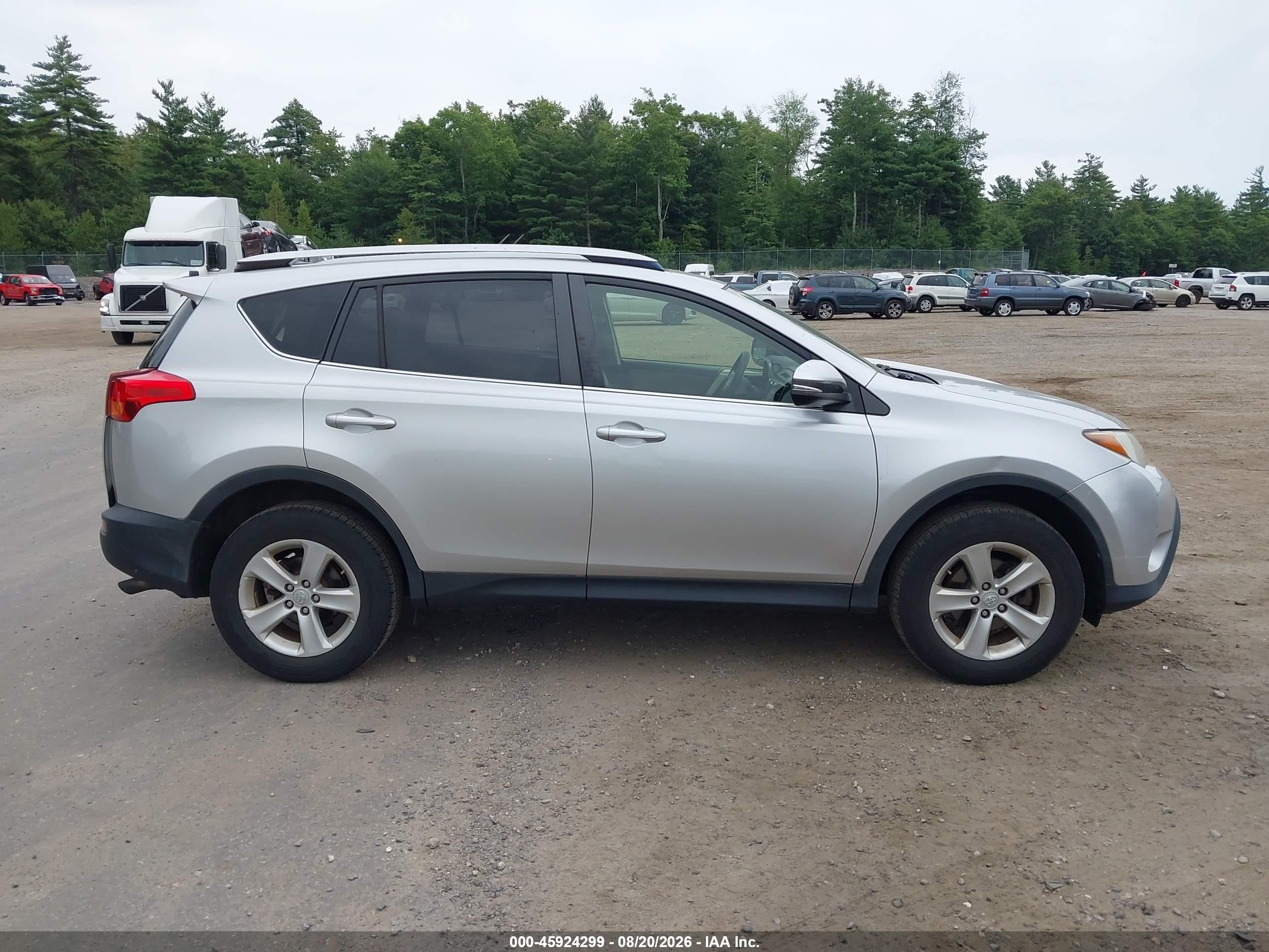 2014 Toyota Rav4 Xle Gray vin: JTMRFREV8EJ008296