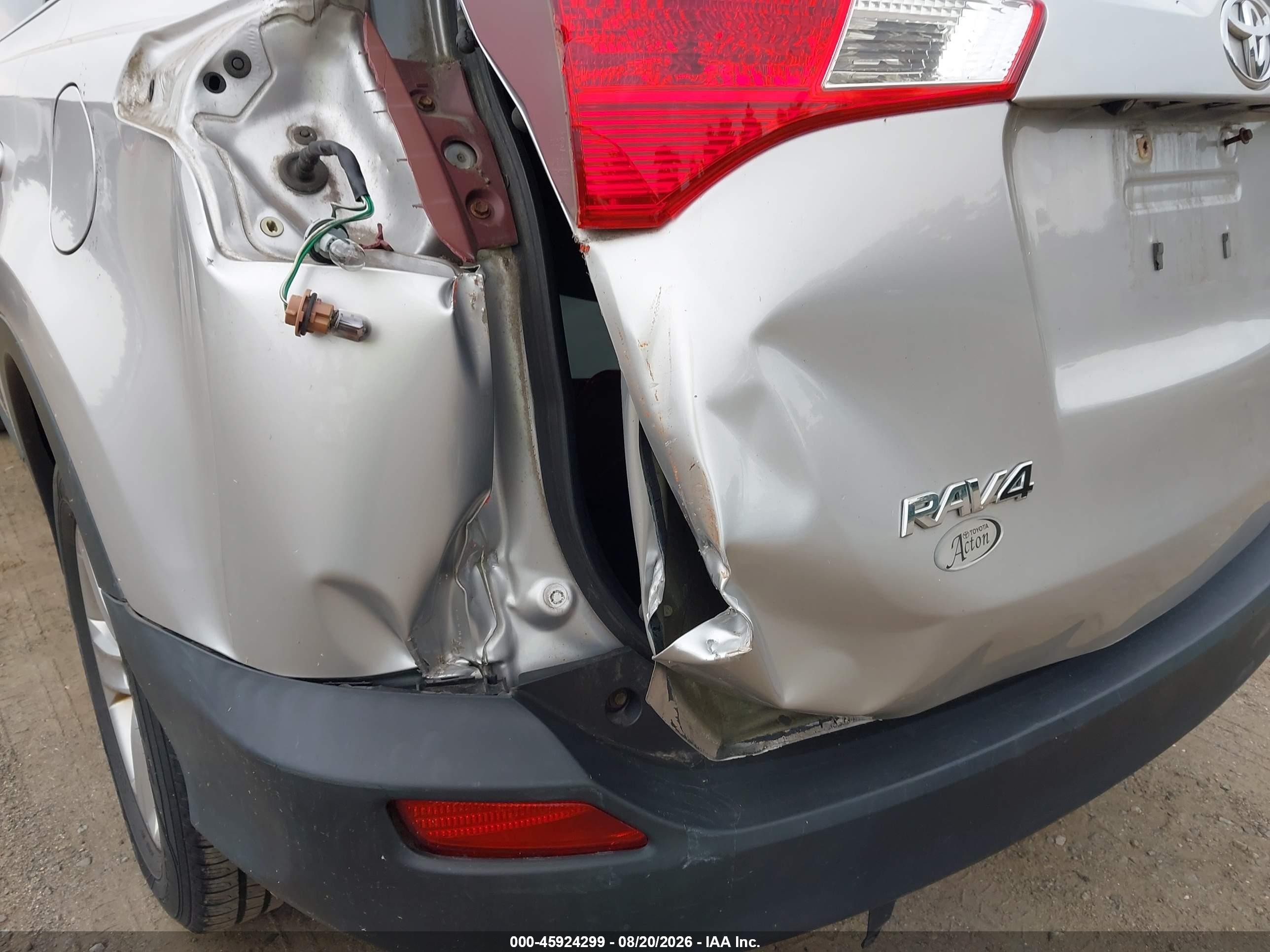 2014 Toyota Rav4 Xle Gray vin: JTMRFREV8EJ008296