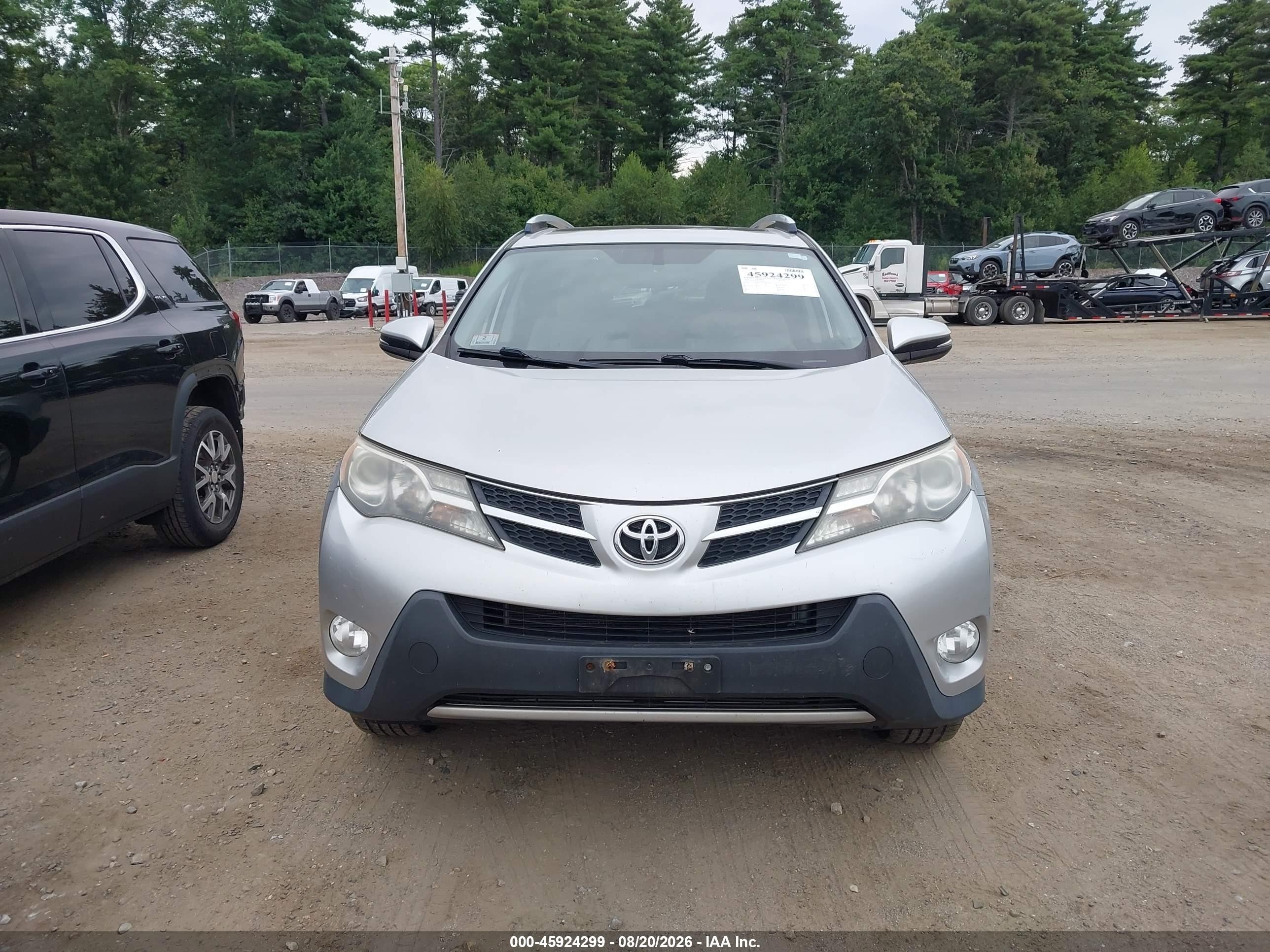 2014 Toyota Rav4 Xle Gray vin: JTMRFREV8EJ008296