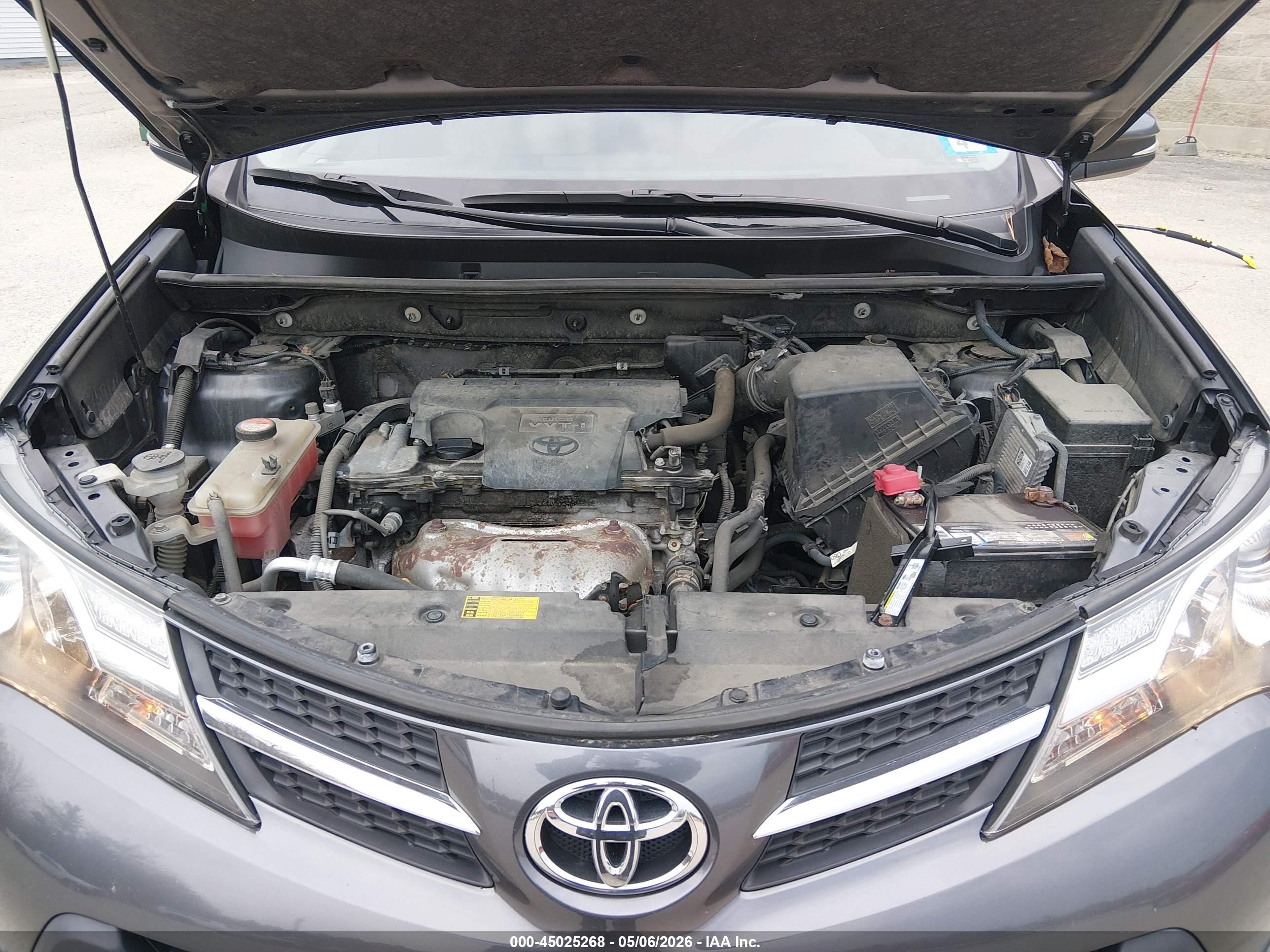 2015 Toyota Rav4 Xle Gray vin: JTMRFREV8FD121536